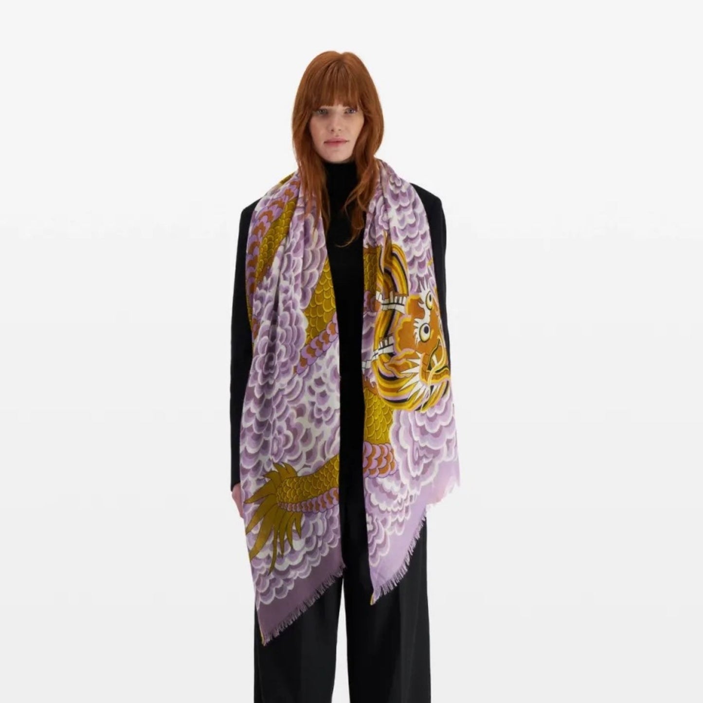 Inoui Editions Scarf 70 Dragon Yellow
