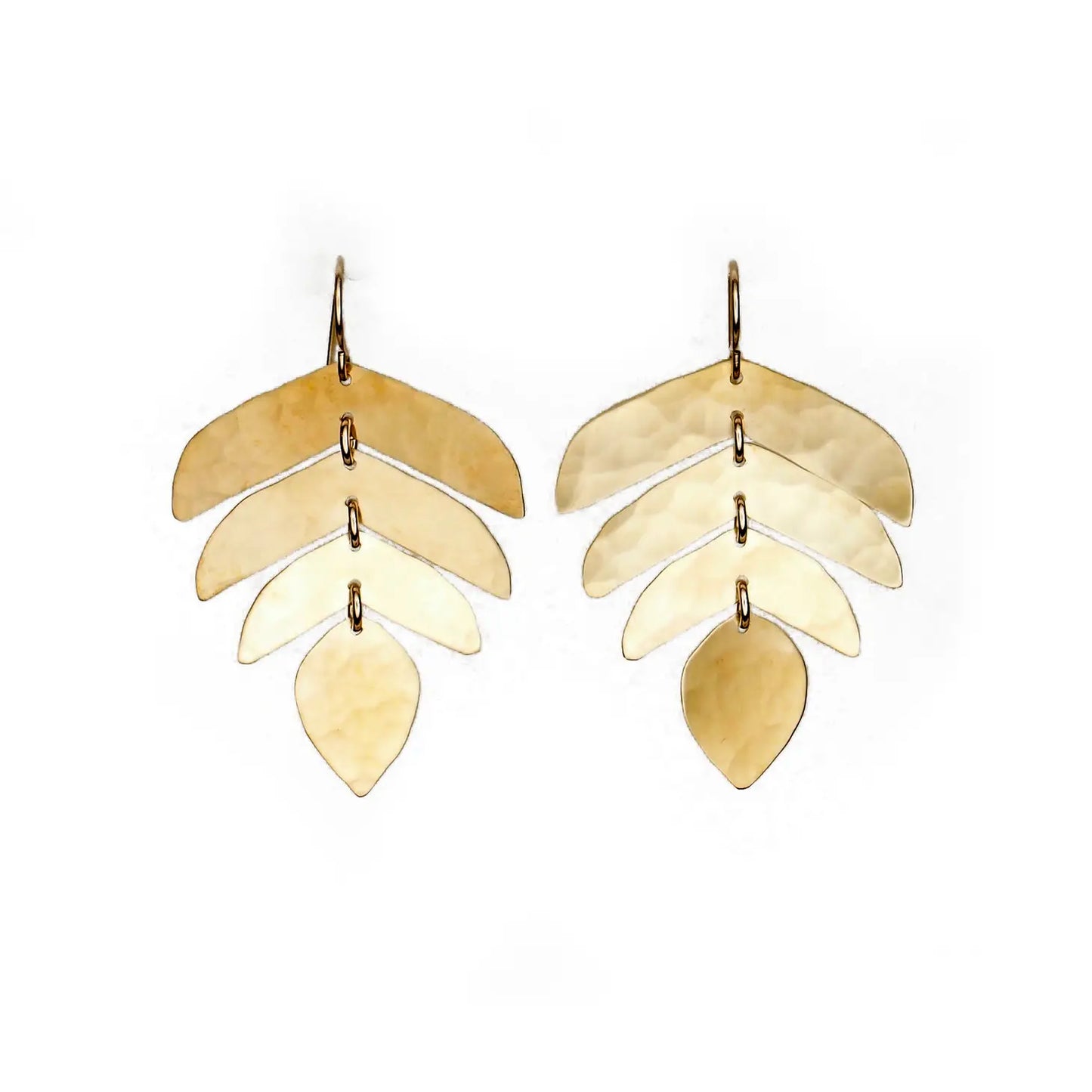 Carolyn Keys Leah Brass Earrings-Carolyn Keys-Thistle Hill