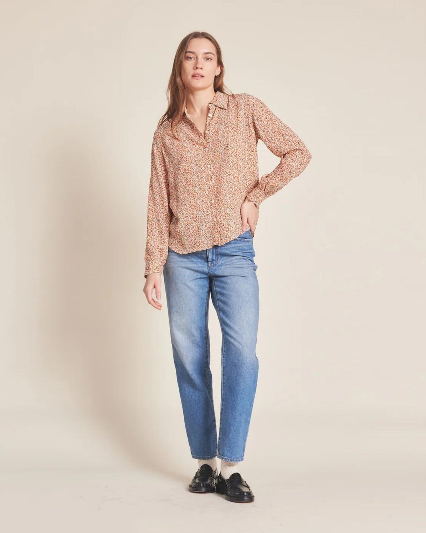 Trovata Jacquelin Shirt Bellflower Ditsy