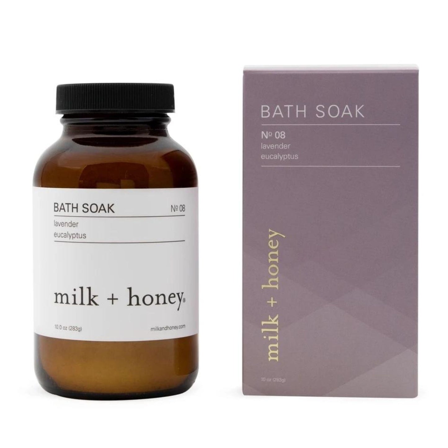 Milk + Honey Bath Soak Blend Nº 08: Lavender + Eucalyptus-Milk + Honey-Thistle Hill