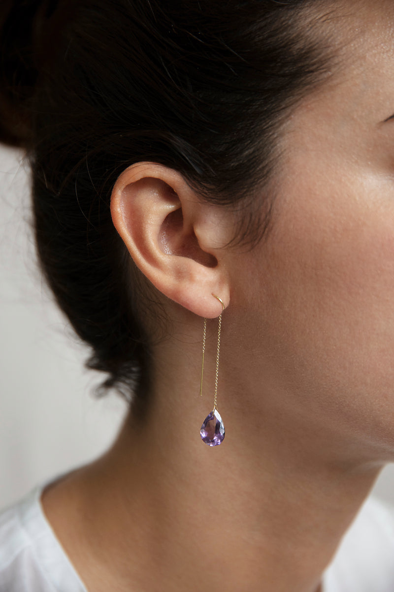 5 Octobre Tena Violet Amethyst Earrings-5 Octobre-Thistle Hill