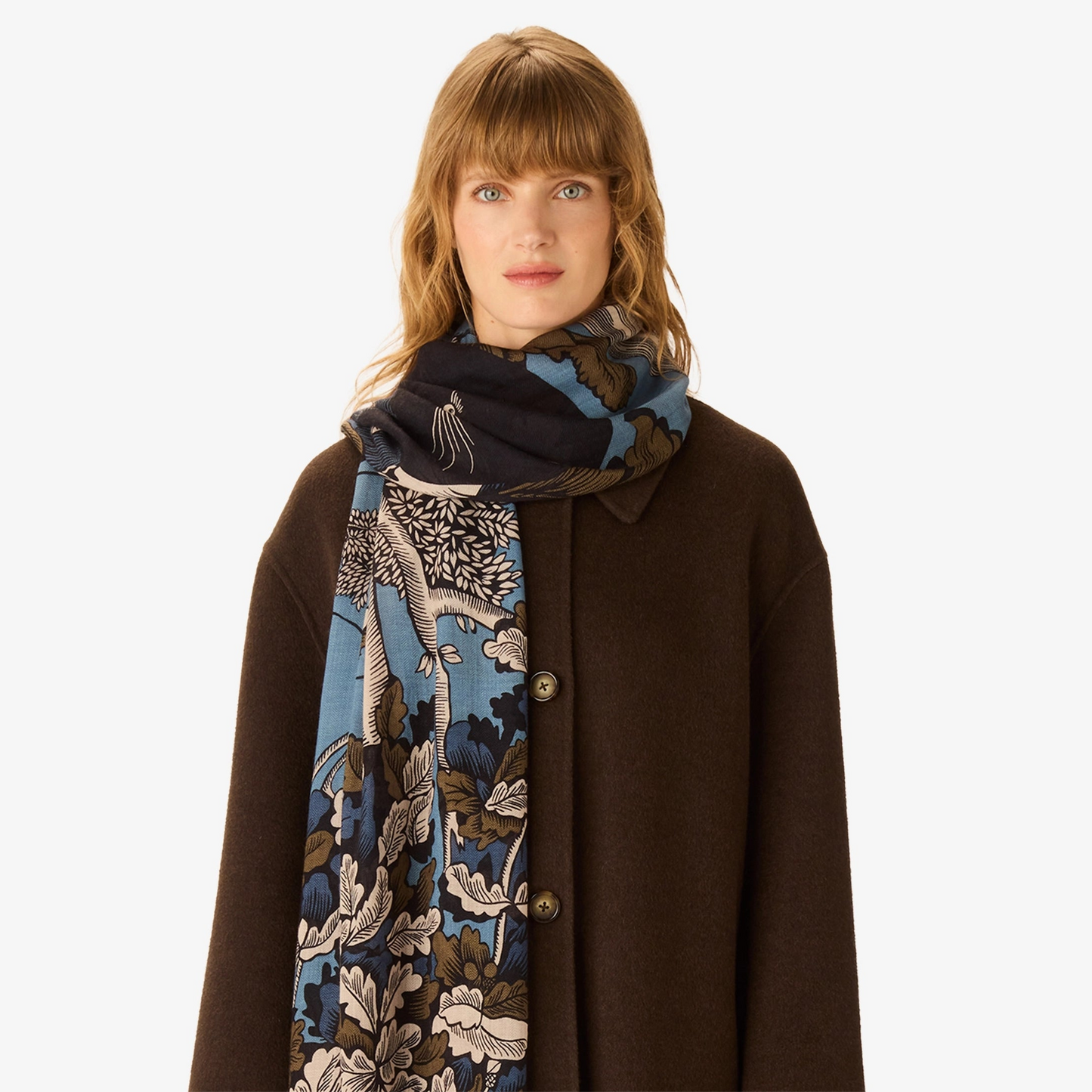 Inoui Editions Scarf 55 Panthere Denim-Inoui Editions-Thistle Hill