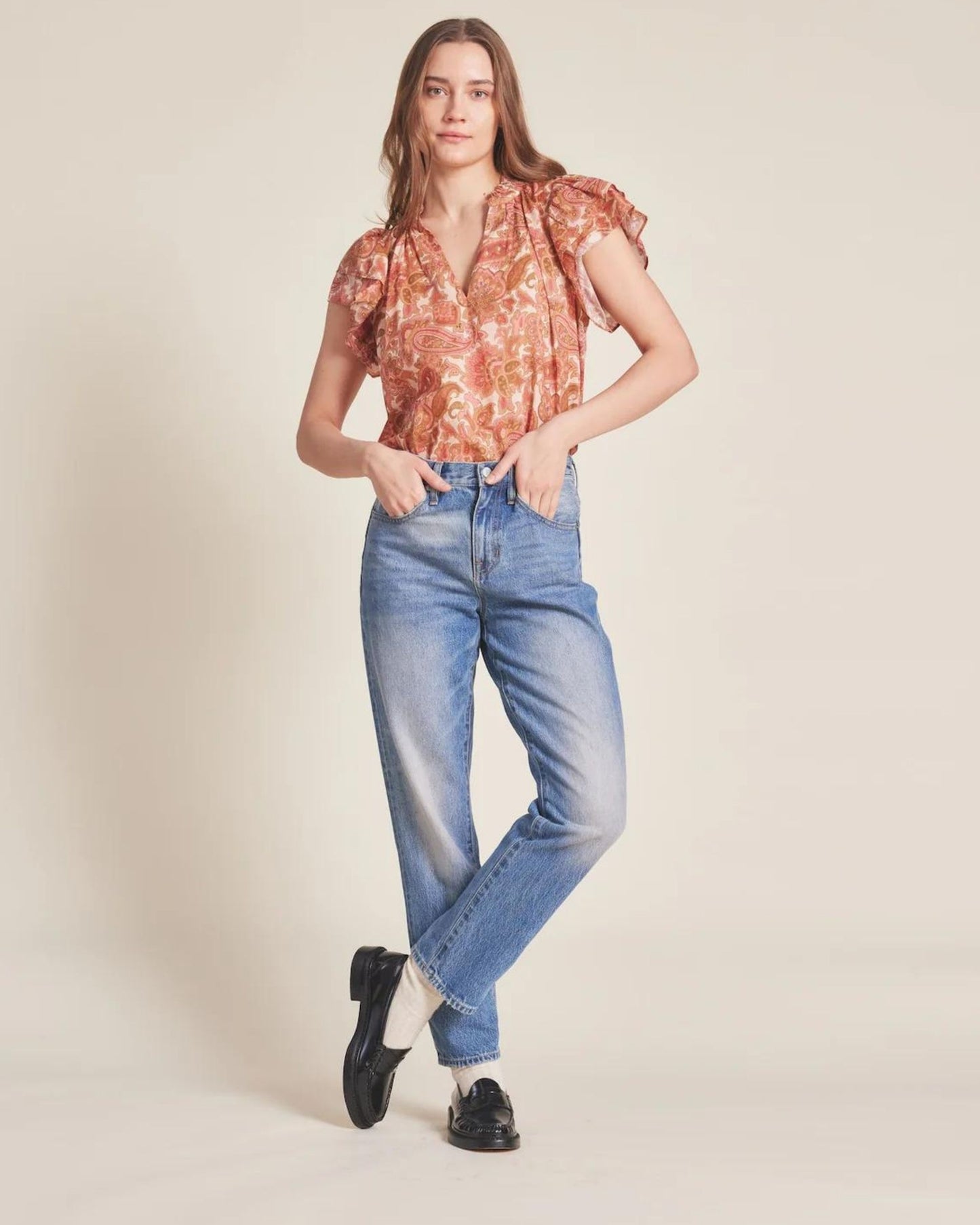 Trovata Clover Blouse Autumn Paisley