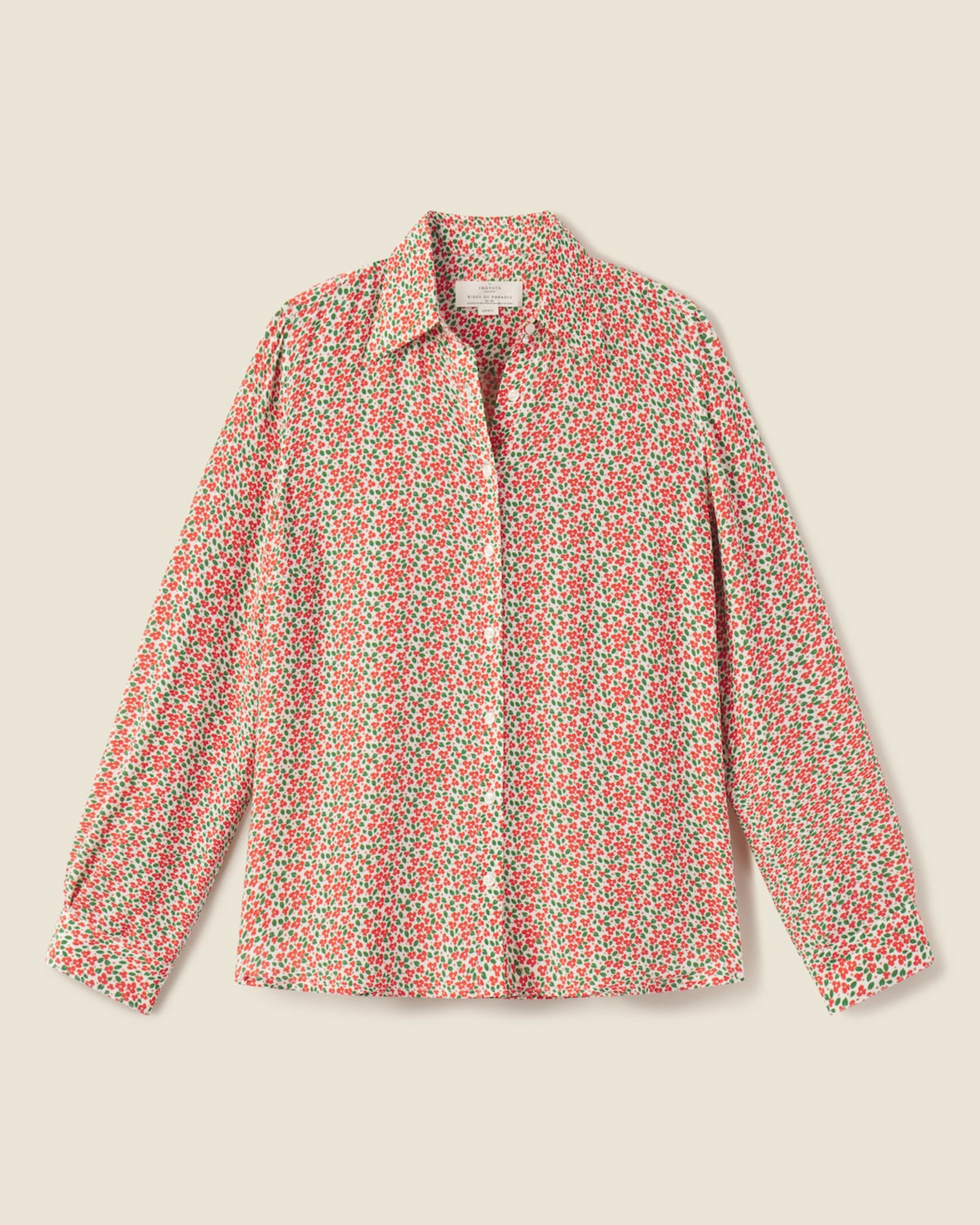 Trovata Jacquelin Shirt Carmine Ditsy