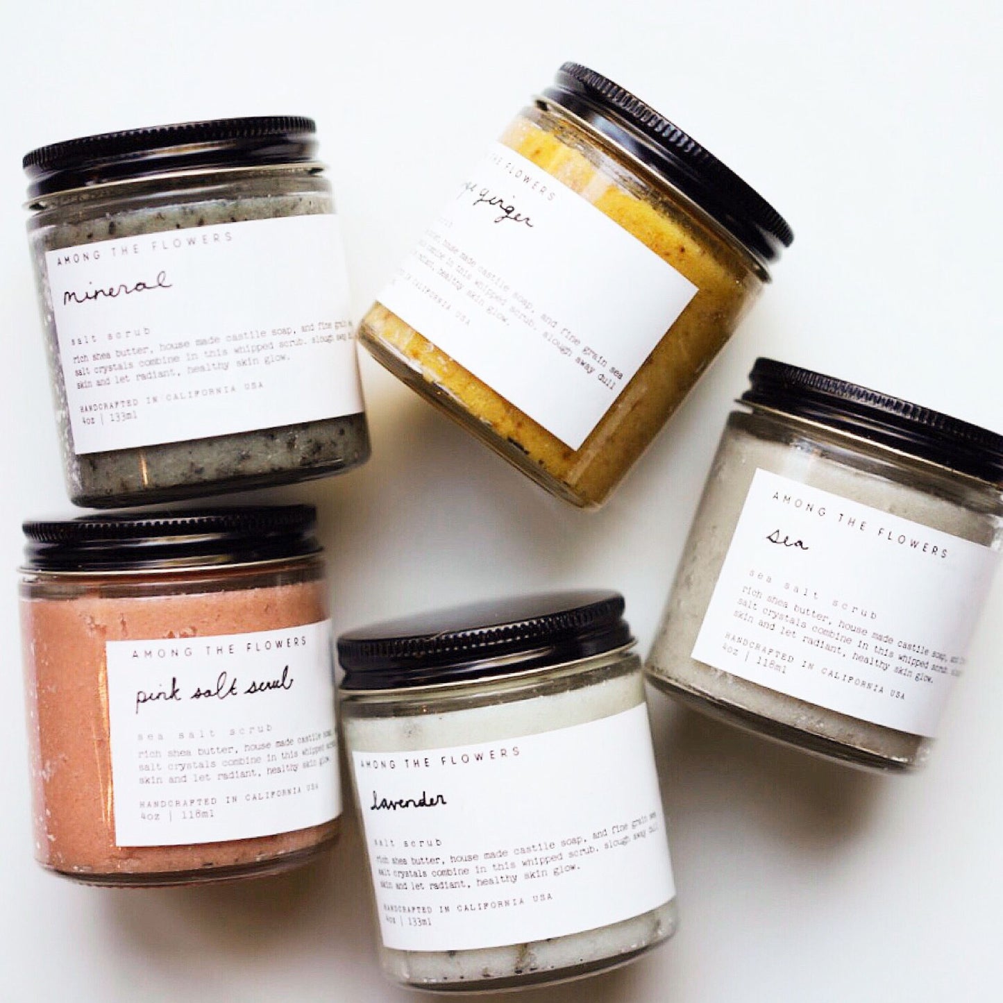 Among the Flowers Lavender Salt Scrub