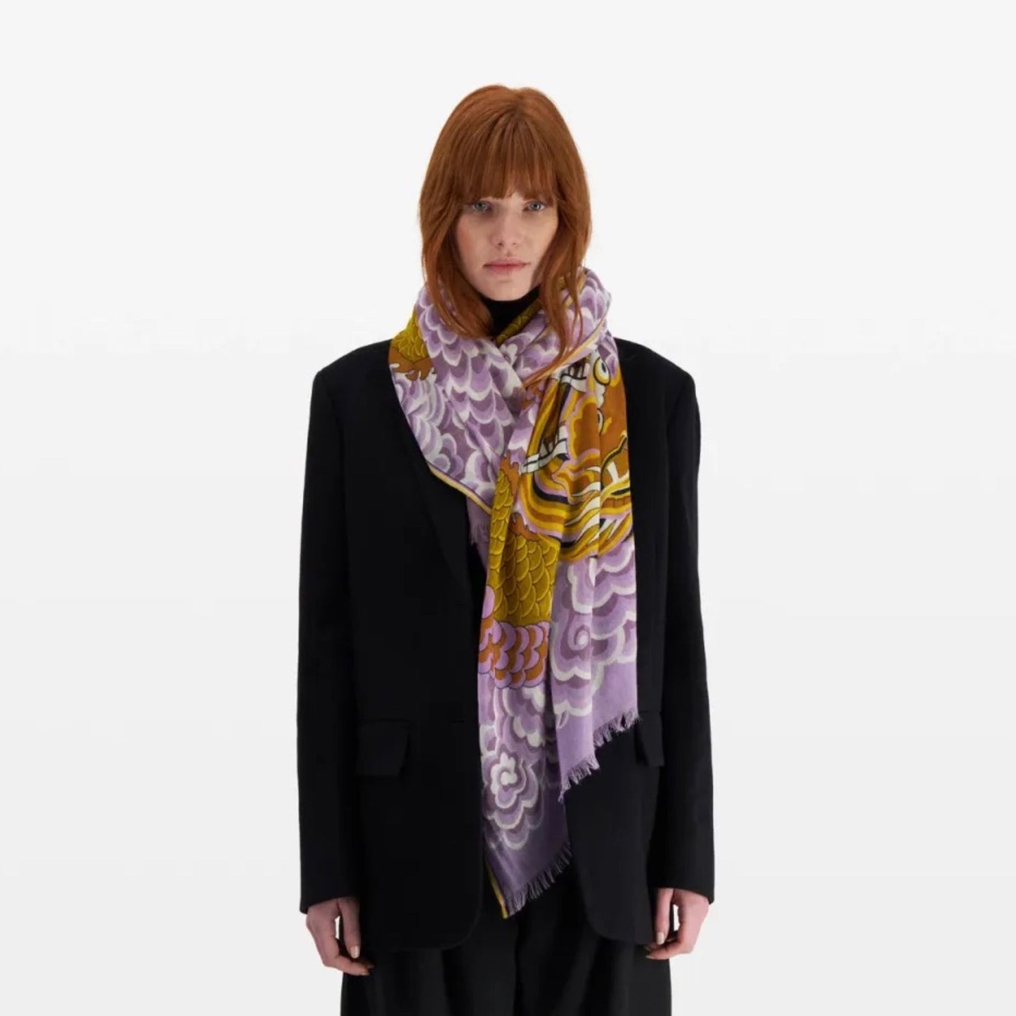 Inoui Editions Scarf 70 Dragon Yellow