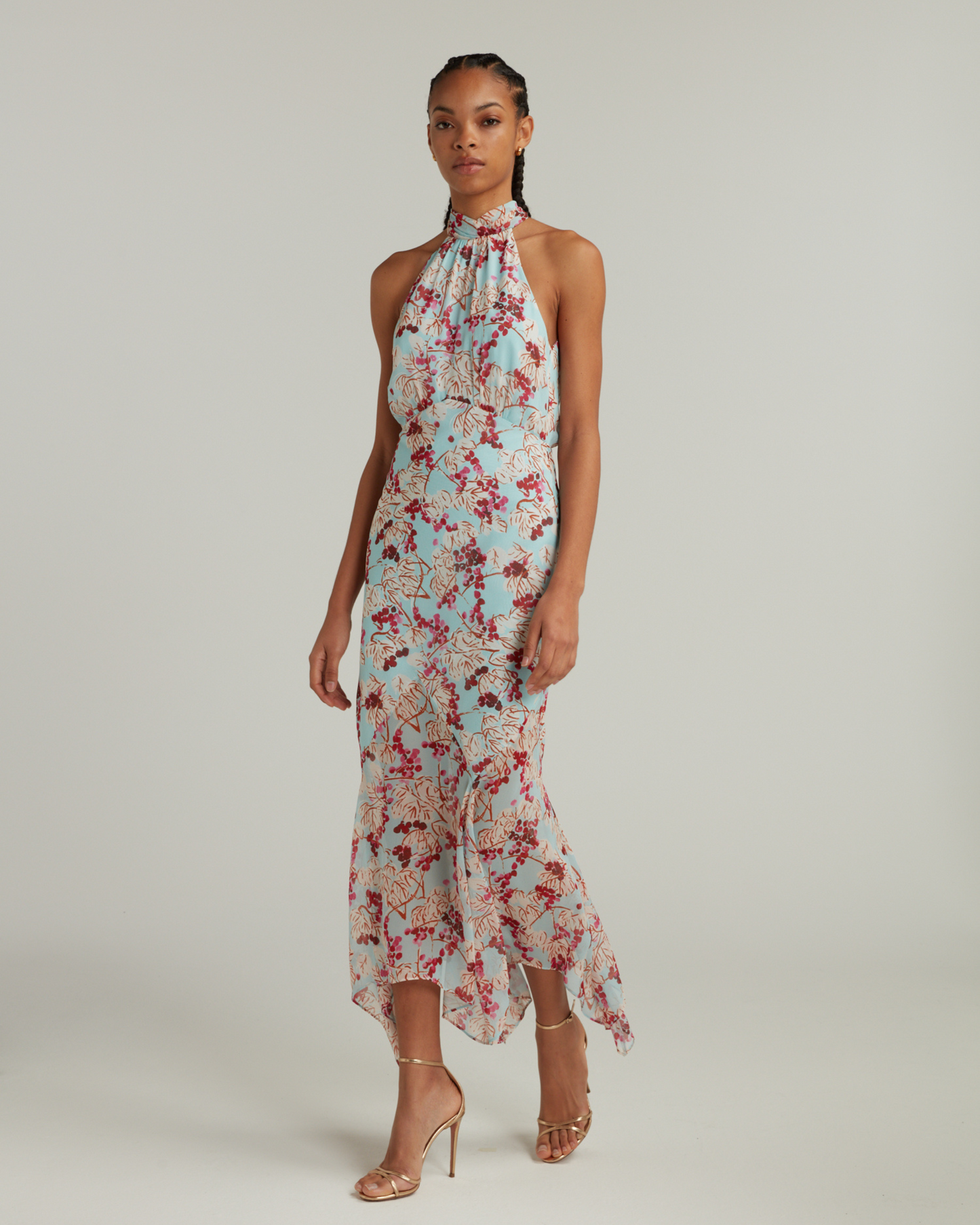 Saloni Lila Dress Mulberry