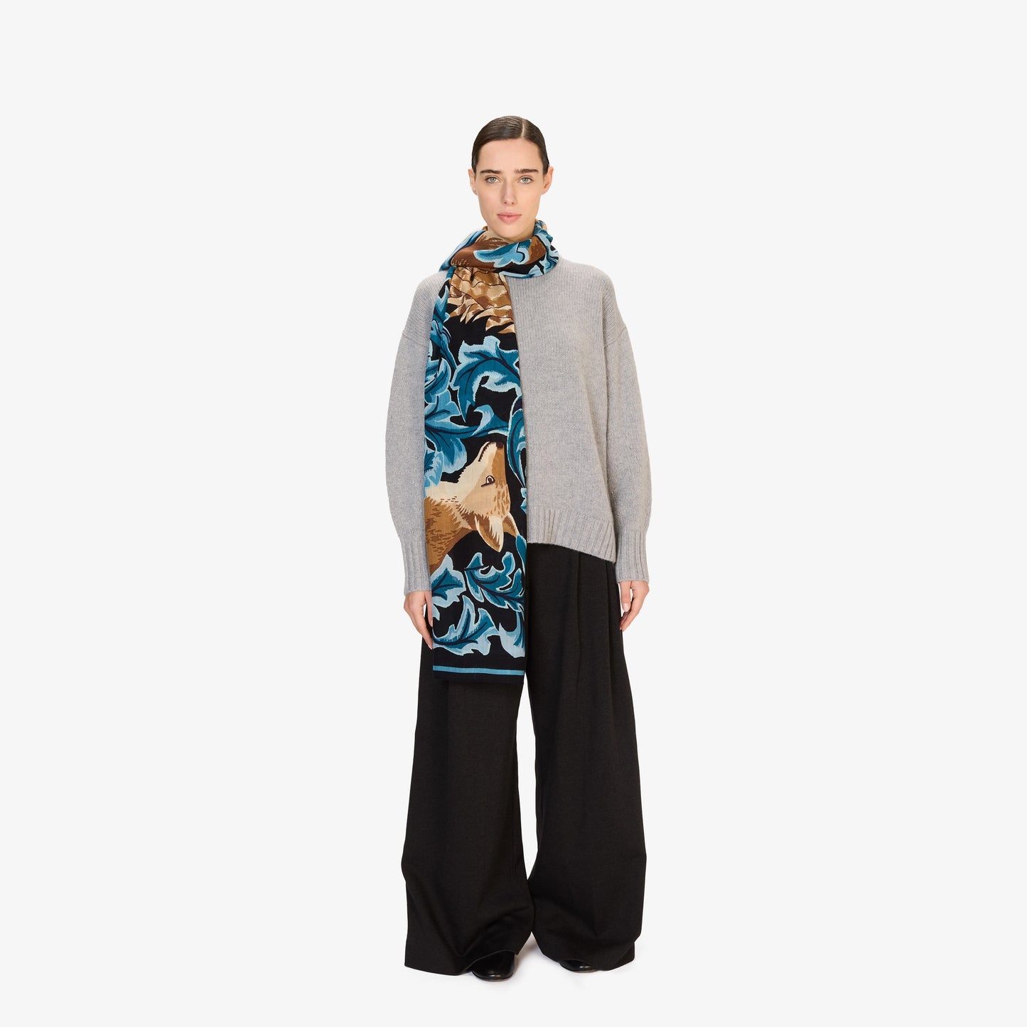 Inoui Editions Scarf 100 Leonard Blue-Inoui Editions-Thistle Hill