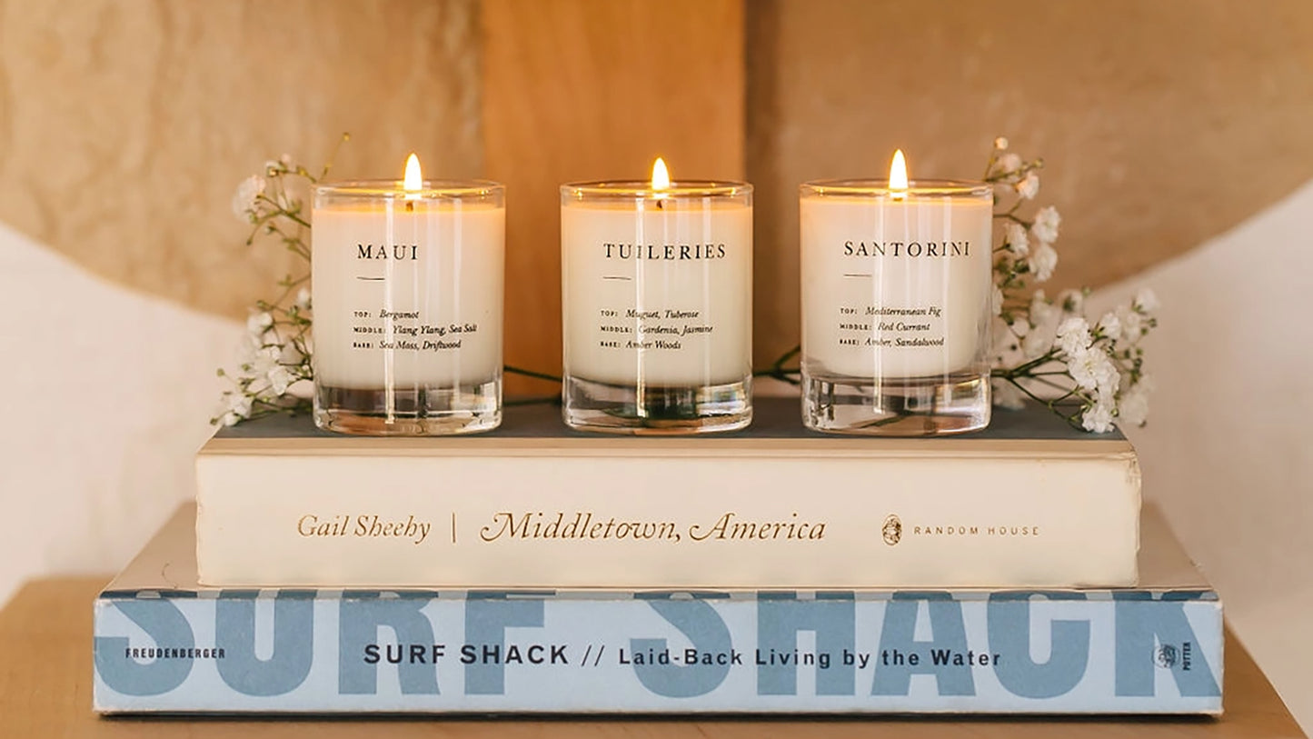 Brooklyn Candle Studio Escapist Votive Set Fresh + Floral-Brooklyn Candle Studio-Thistle Hill