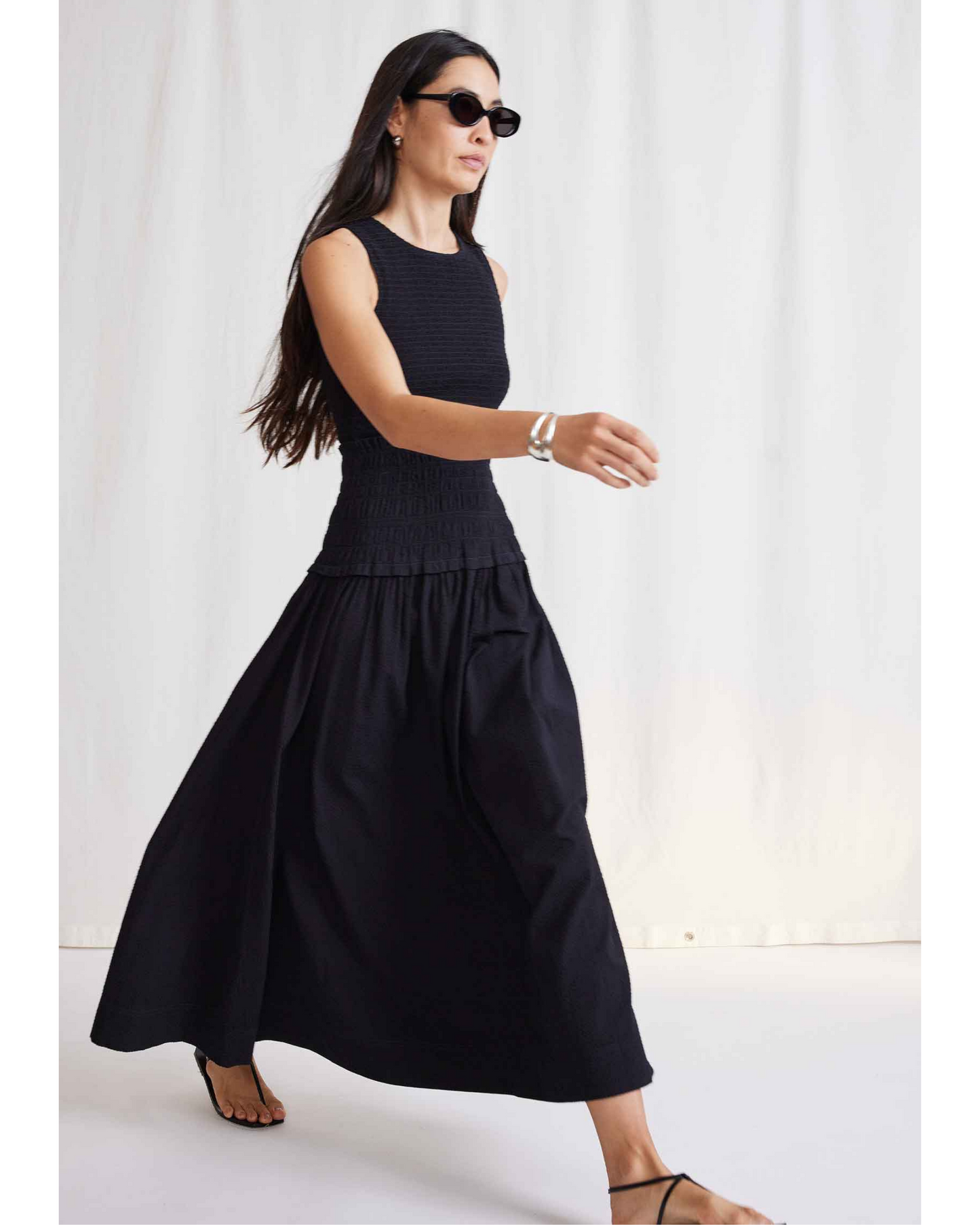 Apiece Apart Siempre Tank Maxi Black