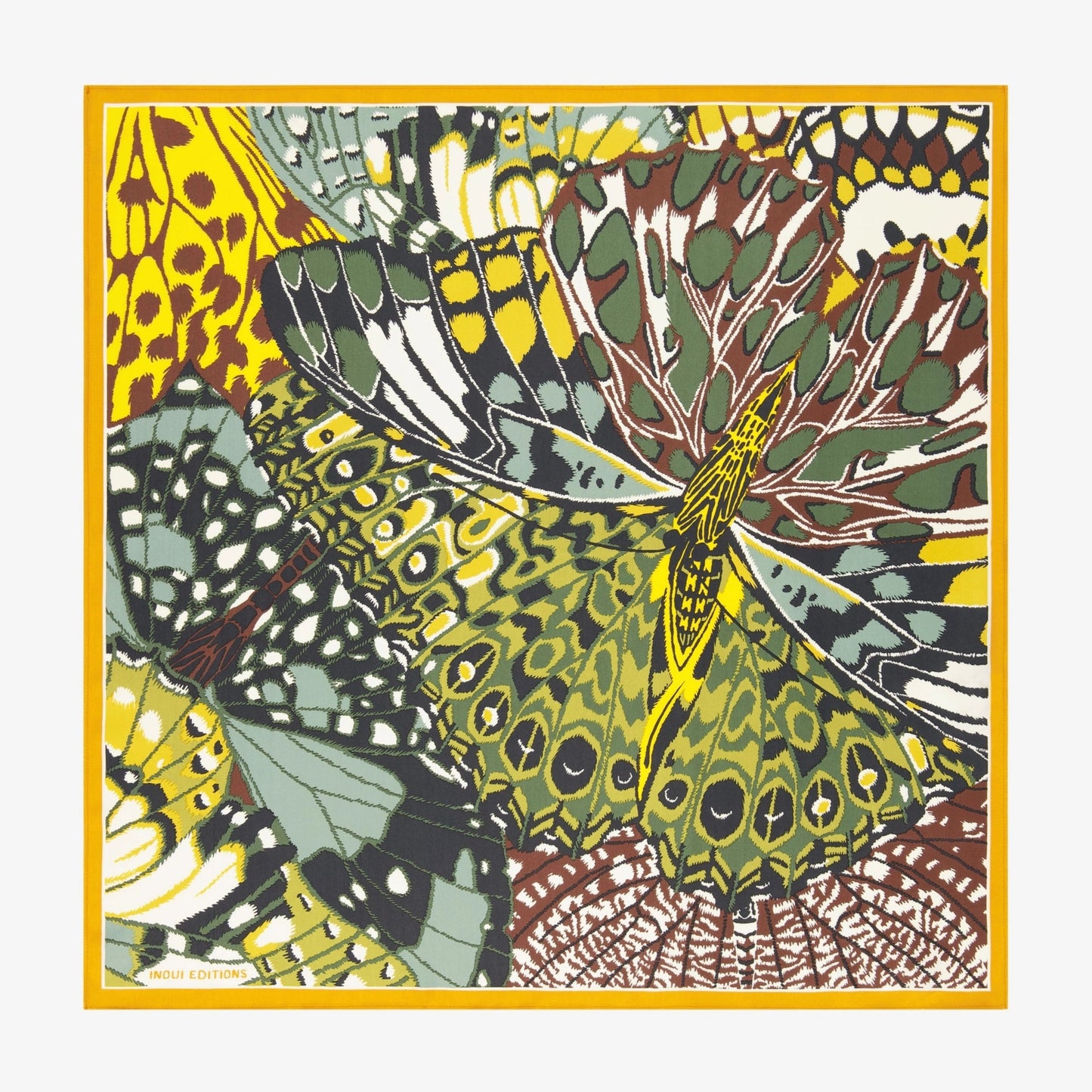 Inoui Editions Square 65 Papillons Green-Inoui Editions-Thistle Hill