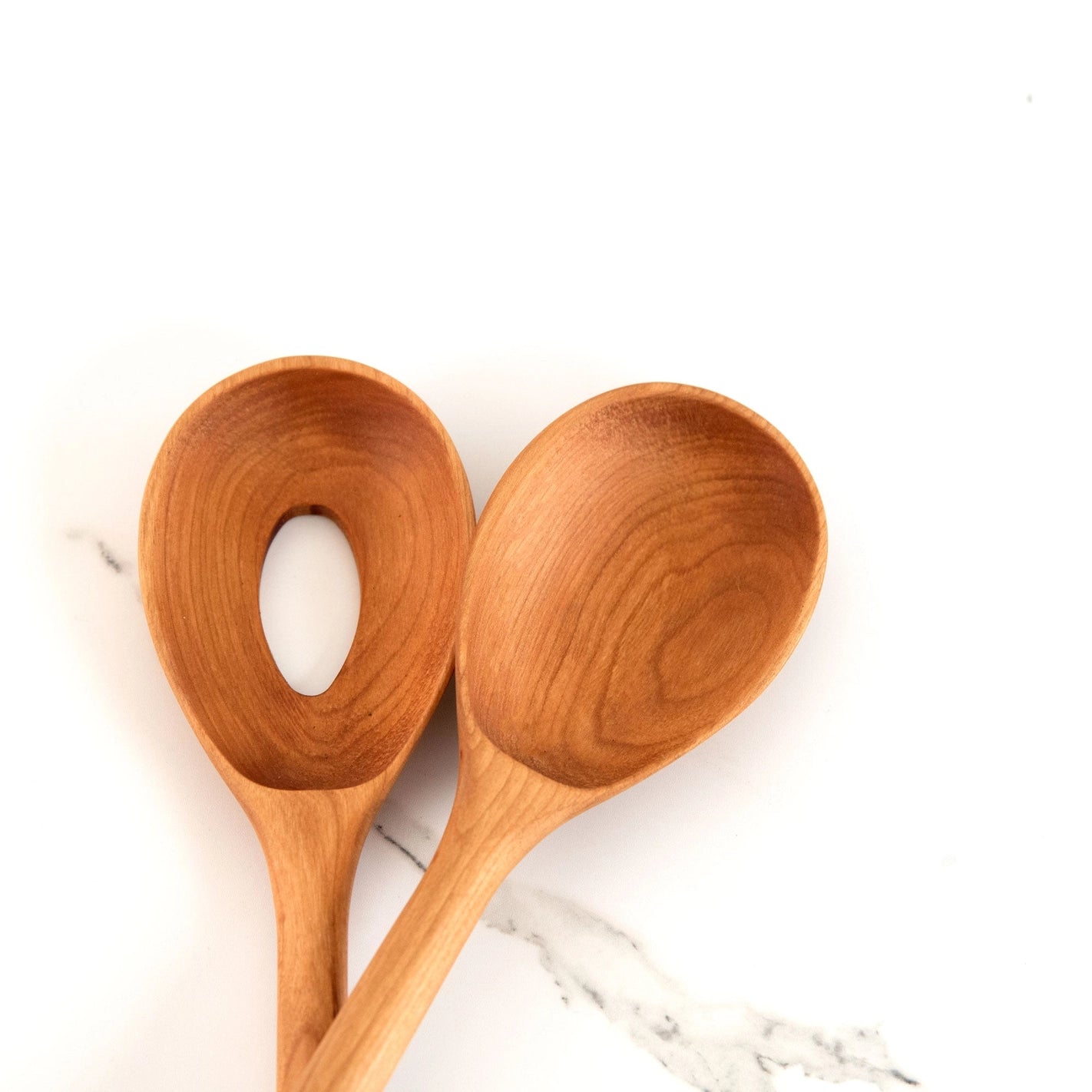 KHEM Salad Server Set Cherry-KHEM-Thistle Hill