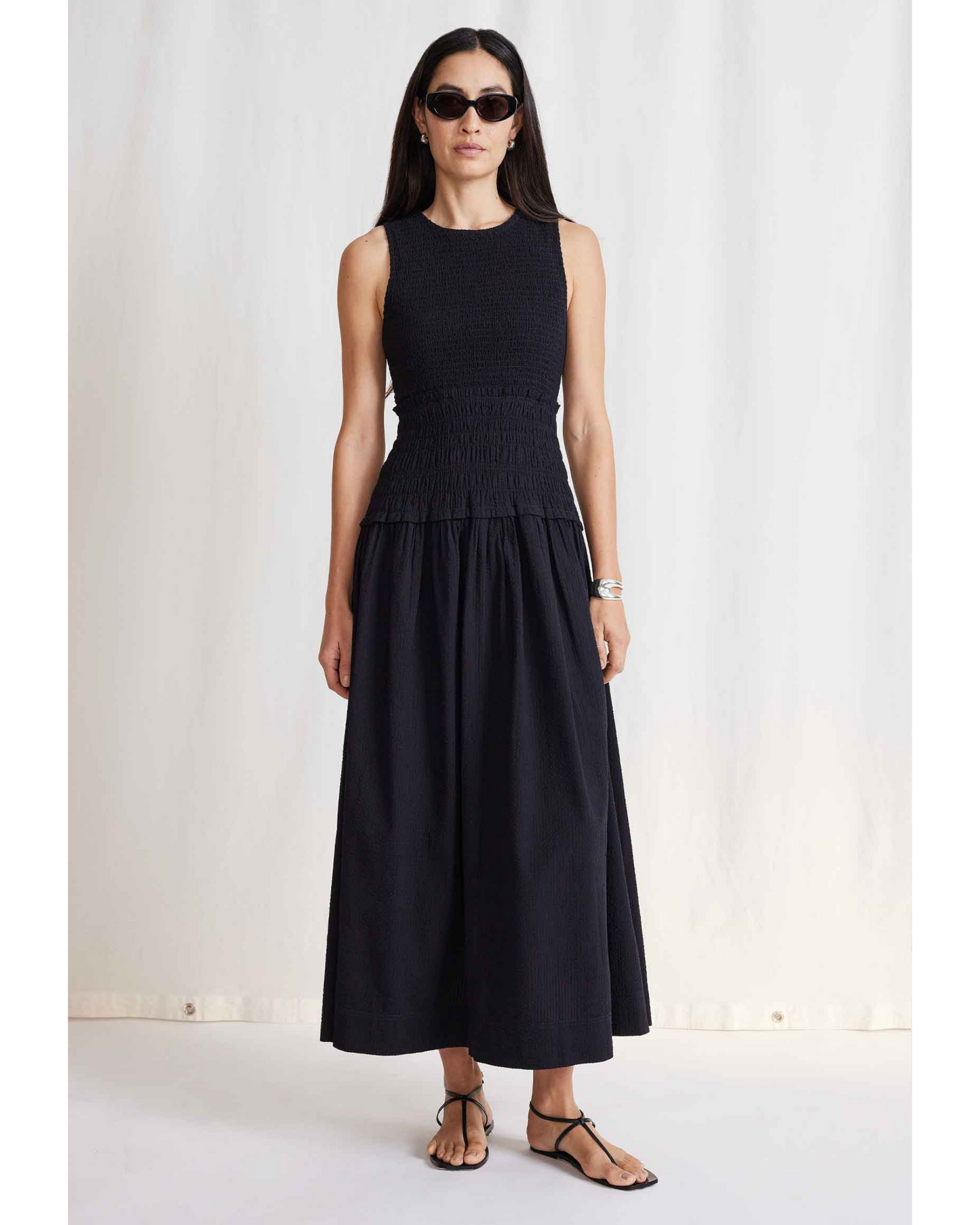 Apiece Apart Siempre Tank Maxi Black