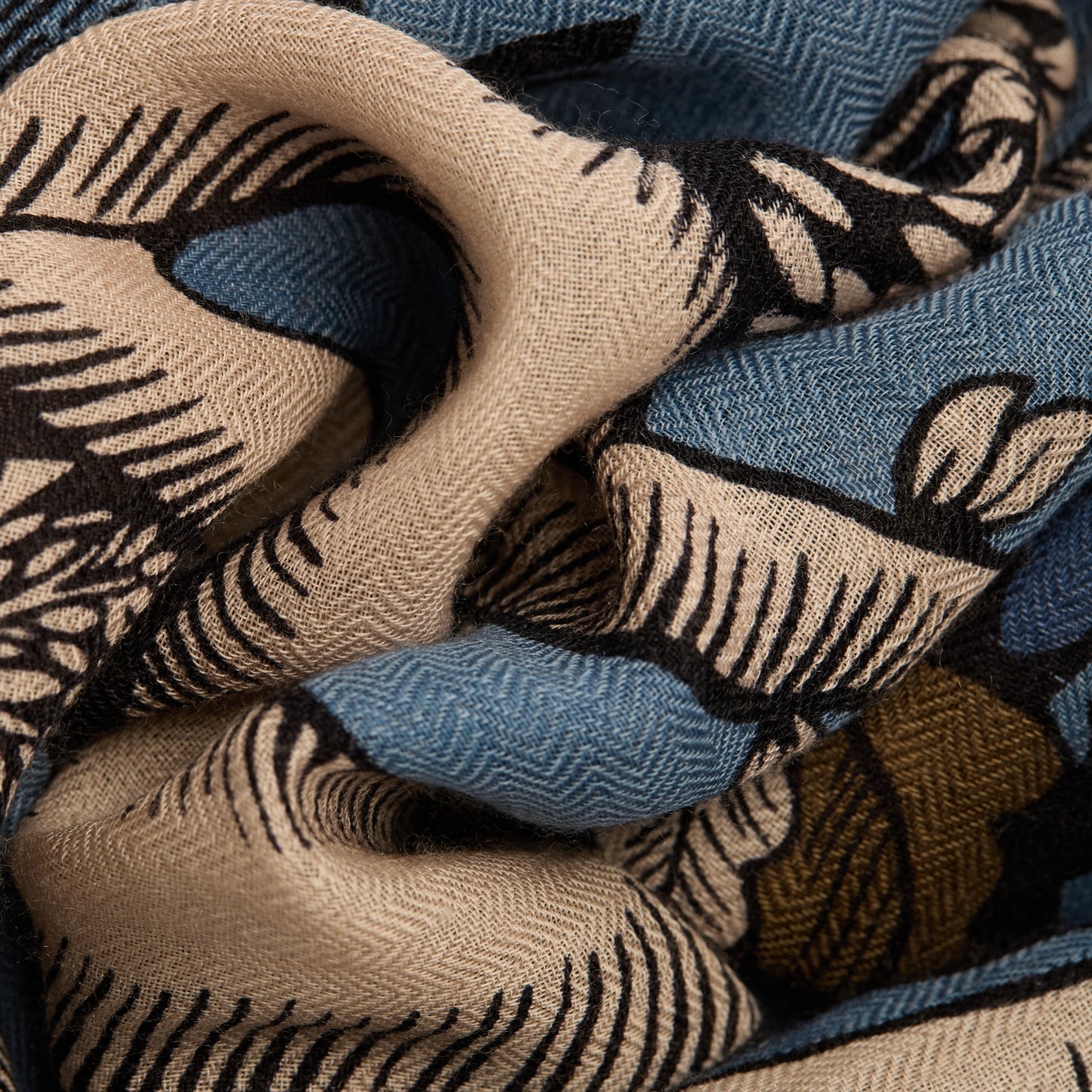Inoui Editions Scarf 55 Panthere Denim-Inoui Editions-Thistle Hill