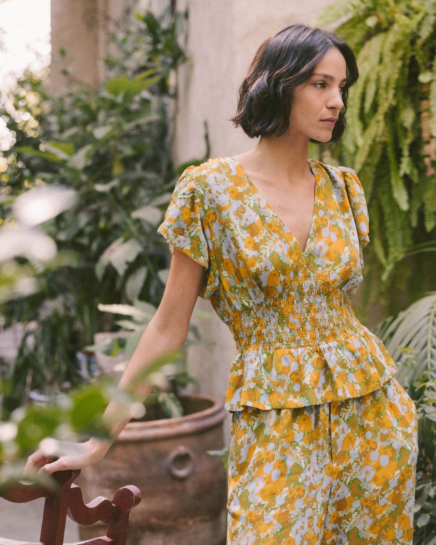 Trovata Paloma Blouse Golden Briar