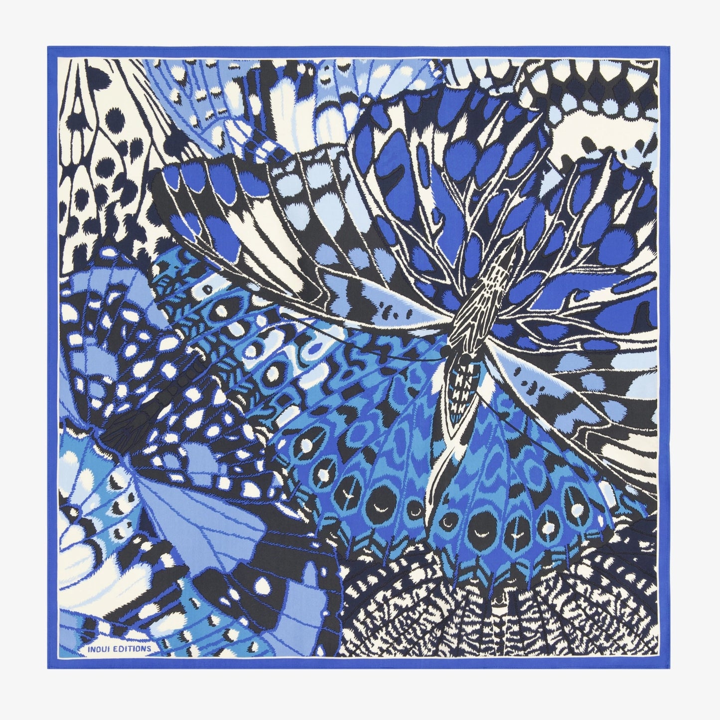 Inoui Editions Square 65 Papillons Blue-Inoui Editions-Thistle Hill