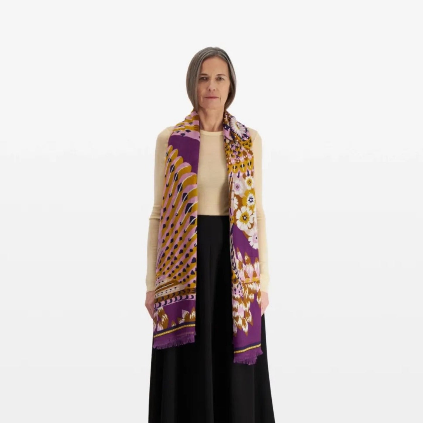 Inoui Editions Scarf 100 Hulule Purple