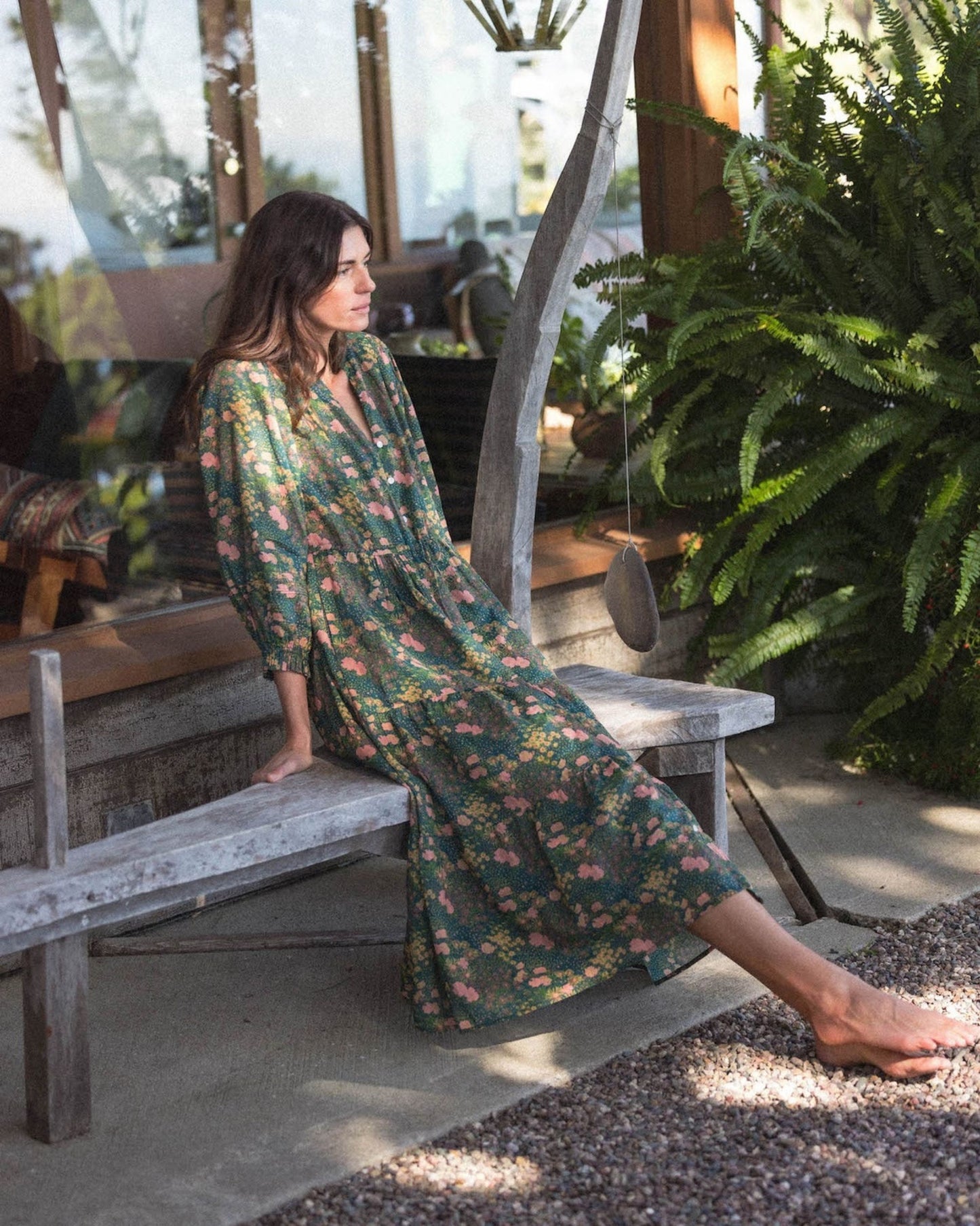 Trovata Sylvie Dress Woodbine Cluster