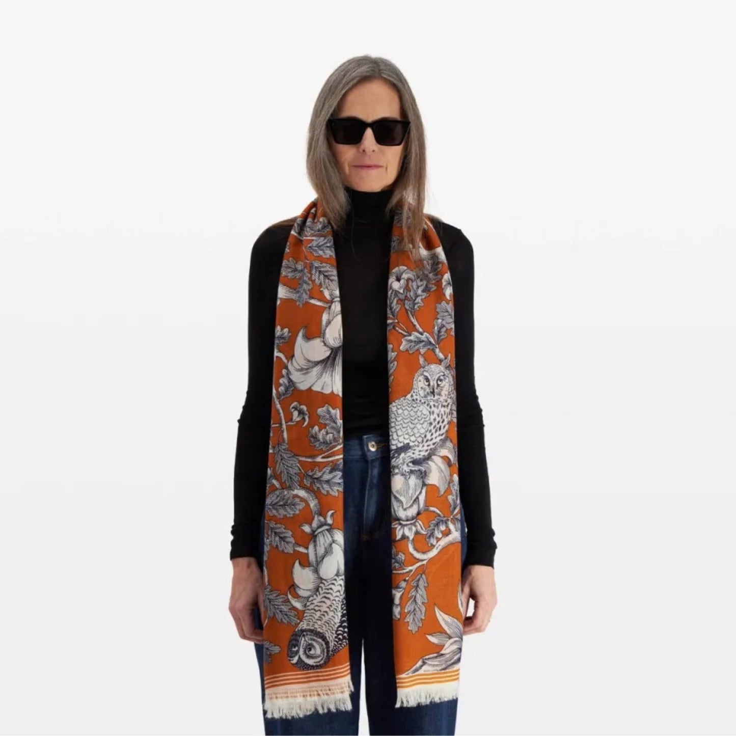 Inoui Editions Scarf 100 Archimede Orange