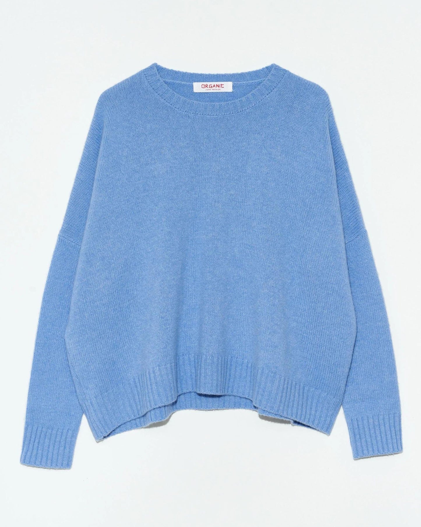 Organic by John Patrick Cashmere Wide Pullover Cornflower-Organic by John Patrick-Thistle Hill