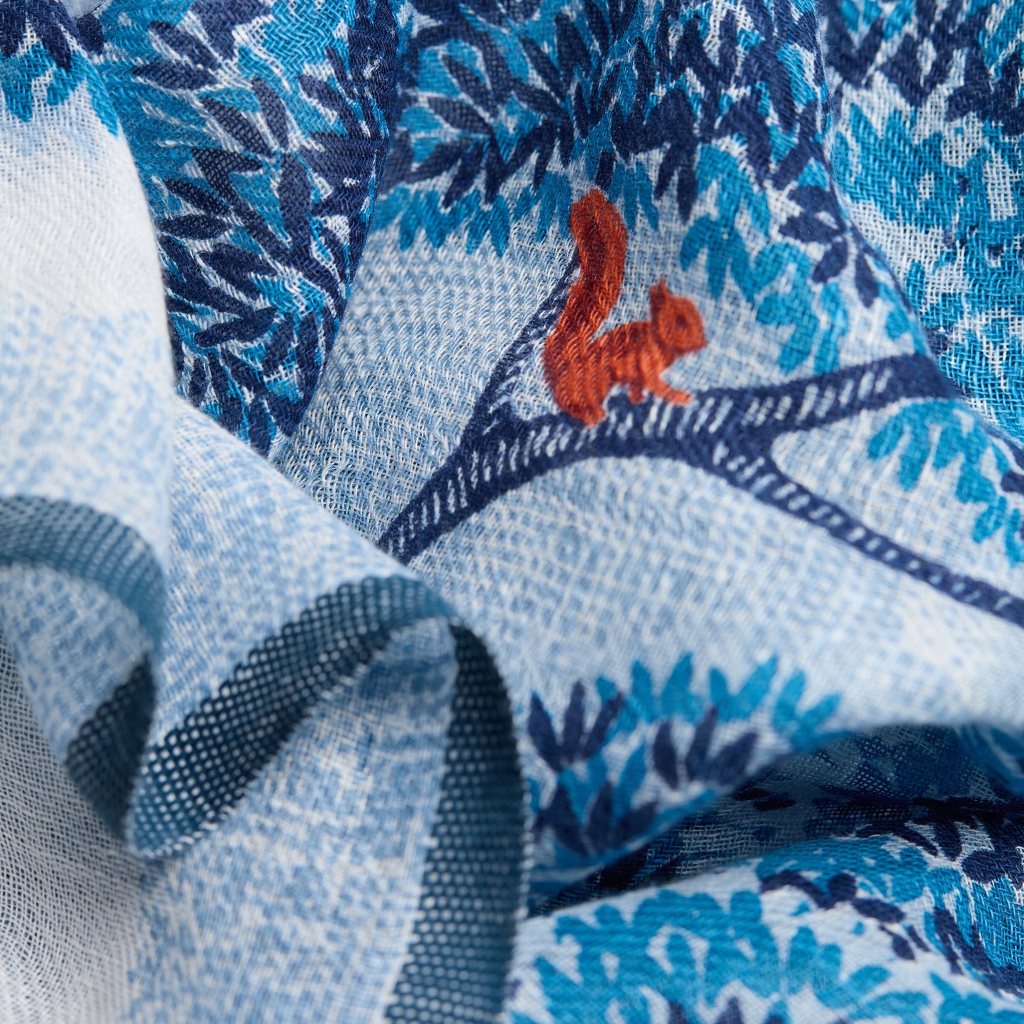 Inoui Editions Scarf 70 Ambroise Duck Blue-Inoui Editions-Thistle Hill