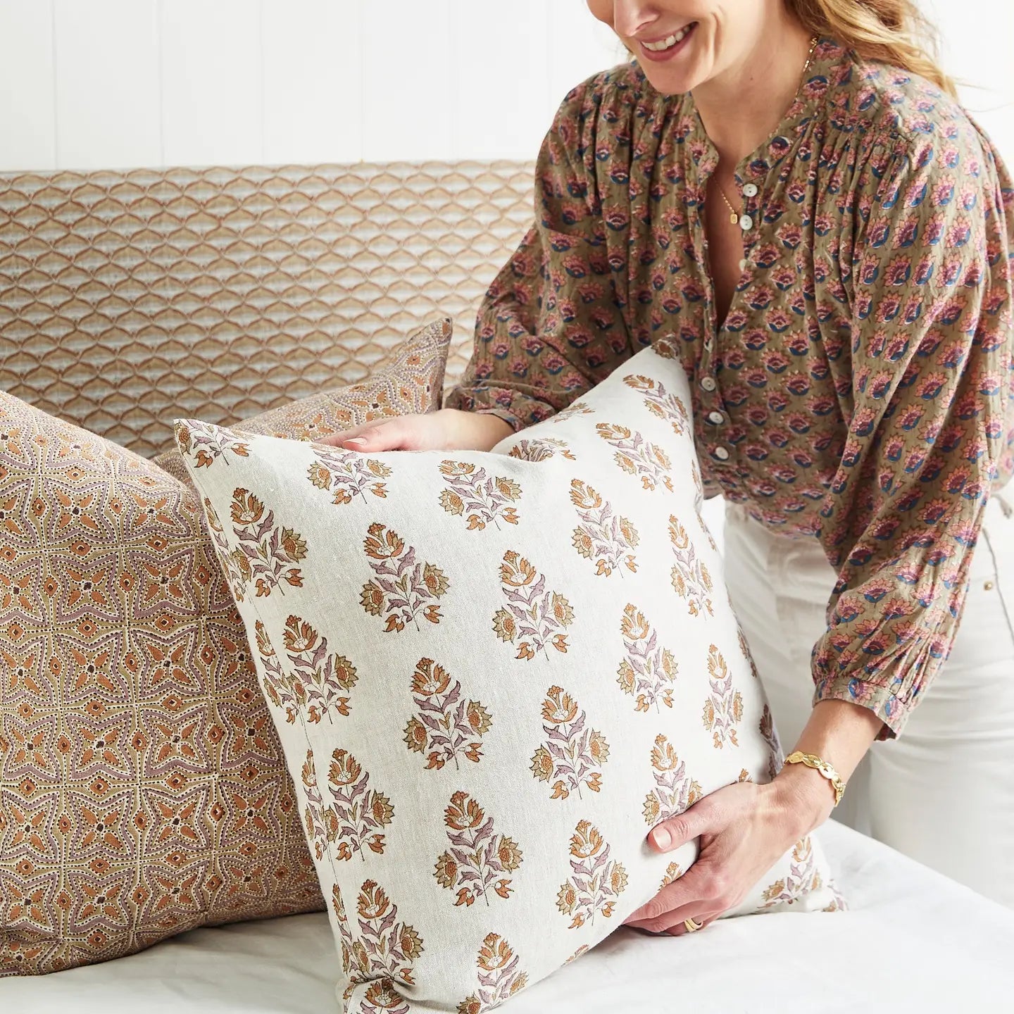 Walter G Patuli Amaro Linen Cushion-Walter G-Thistle Hill