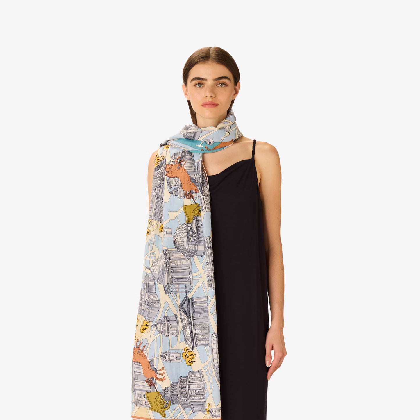 Inoui Editions Scarf 100 Rome Grey-Inoui Editions-Thistle Hill
