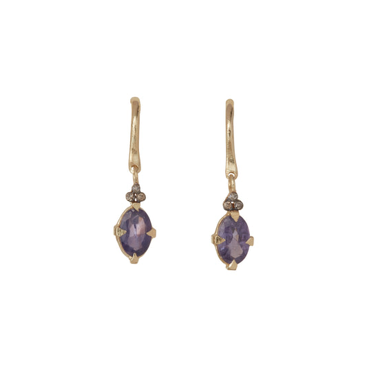 5 Octobre 67J Violet 2 Earrings-5 Octobre-Thistle Hill