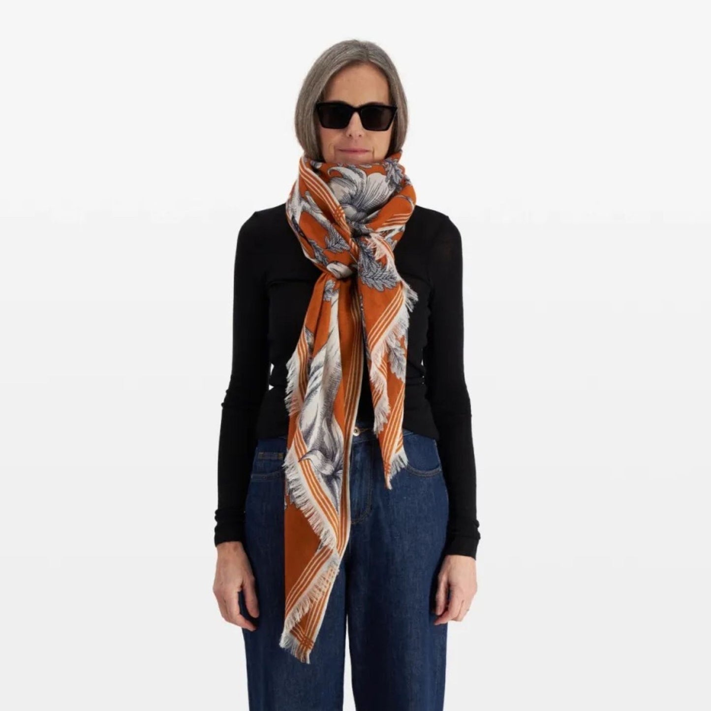 Inoui Editions Scarf 100 Archimede Orange