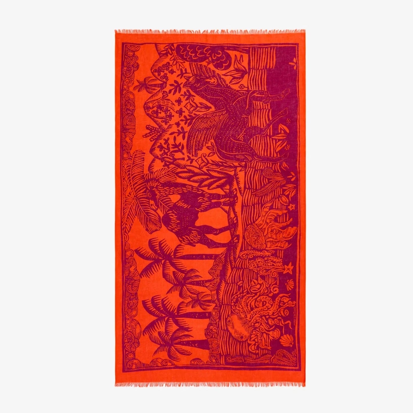 Inoui Editions Scarf 100 Dufy Pink