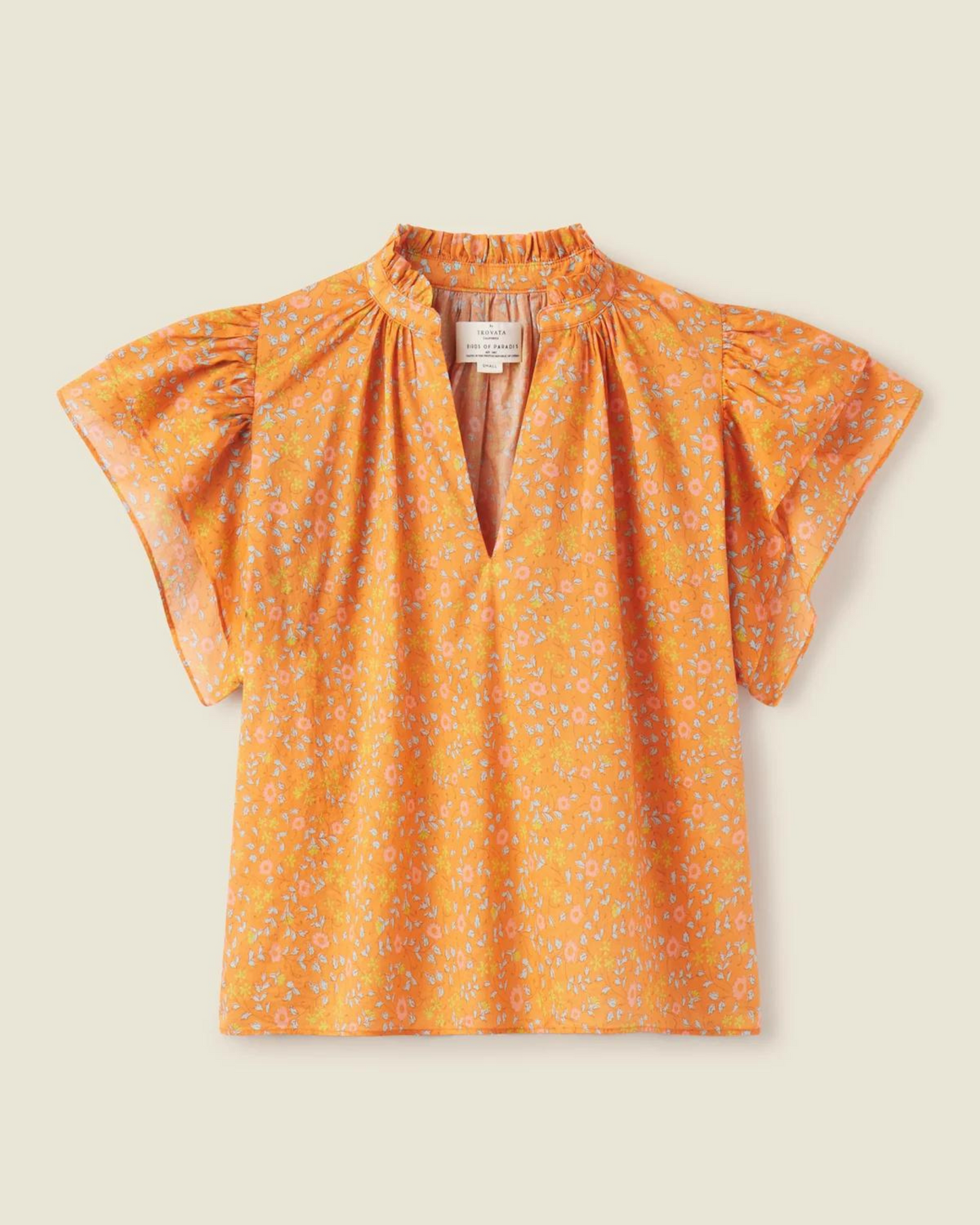 Trovata Clover Blouse Tumeric Ivy