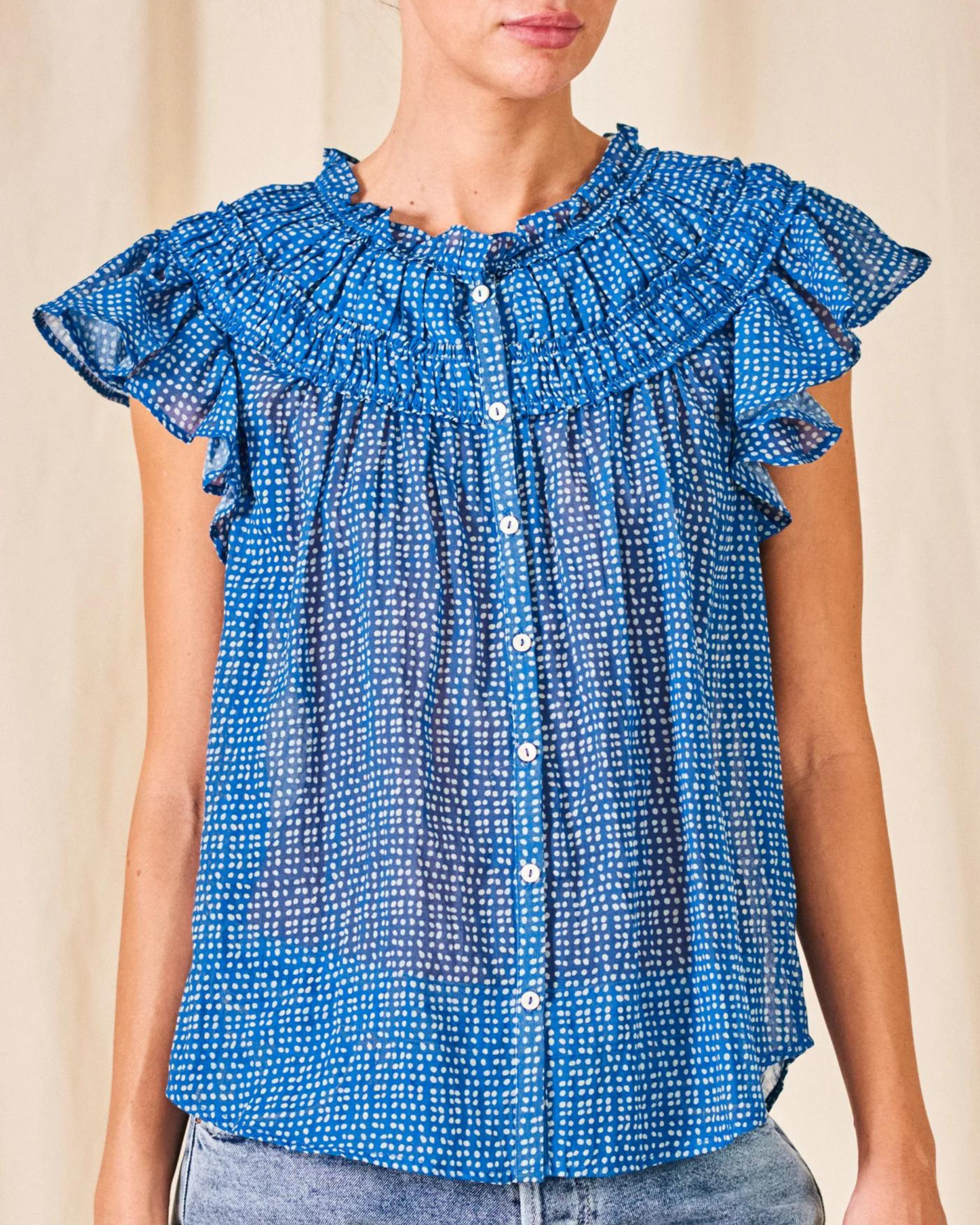 Mabe Dali Short Sleeve Top