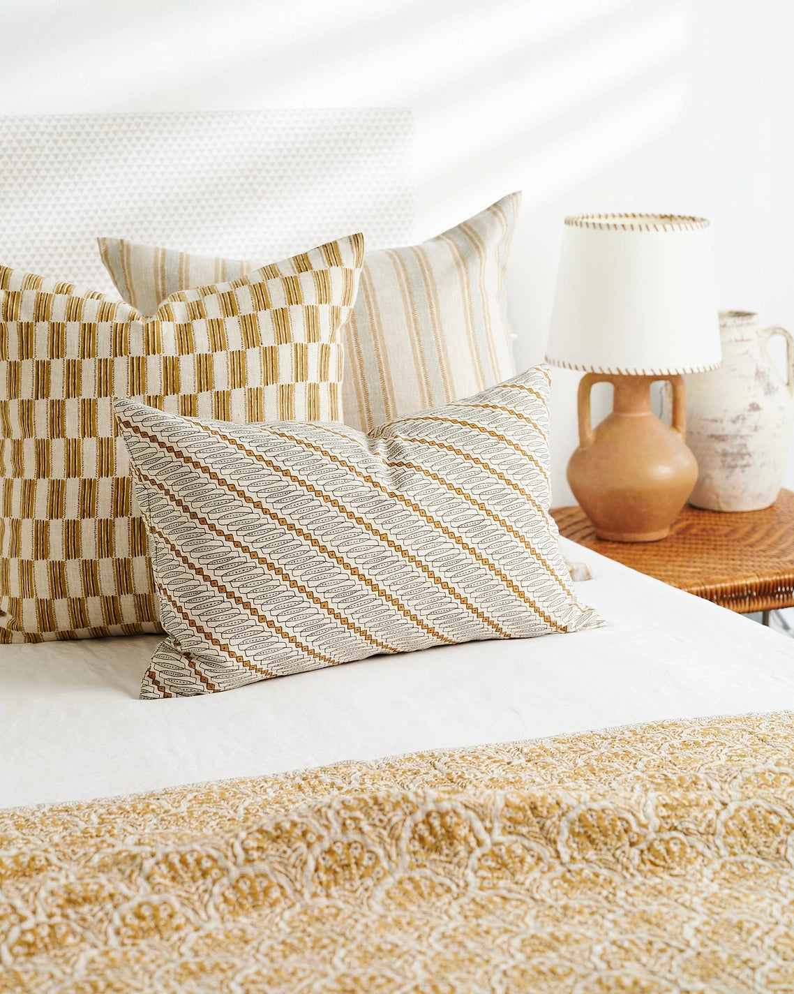 Walter G St Tropez Saffron Quilt-Walter G-Thistle Hill