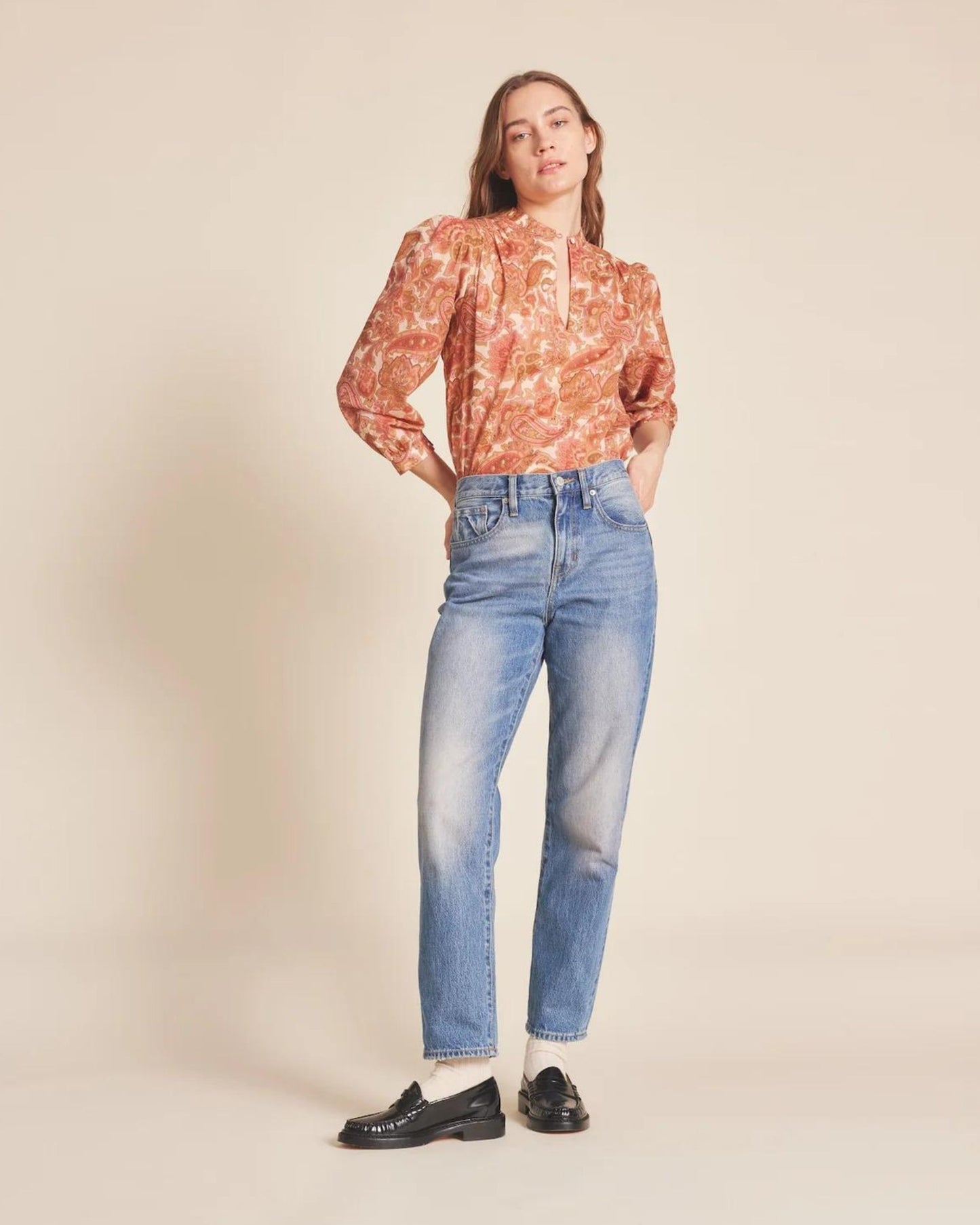 Trovata Bailey Blouse Autumn Paisley