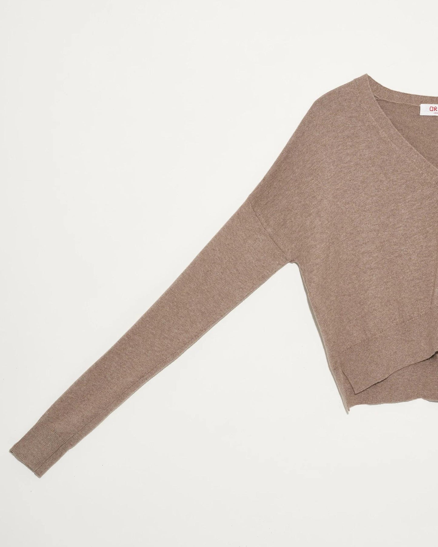 Organic by John Patrick Toffee Crop Cardigan