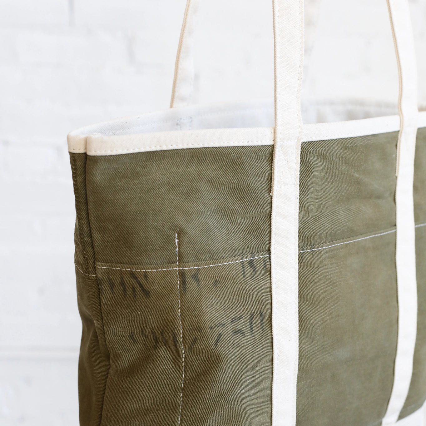 Forestbound 1940's Era Reclaimed Canvas Market Tote-Forestbound-Thistle Hill