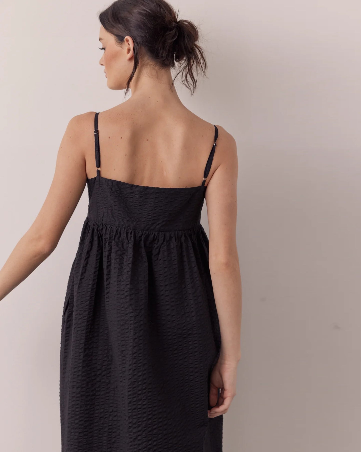 Amente Cami Midi Dress Black-Amente-Thistle Hill