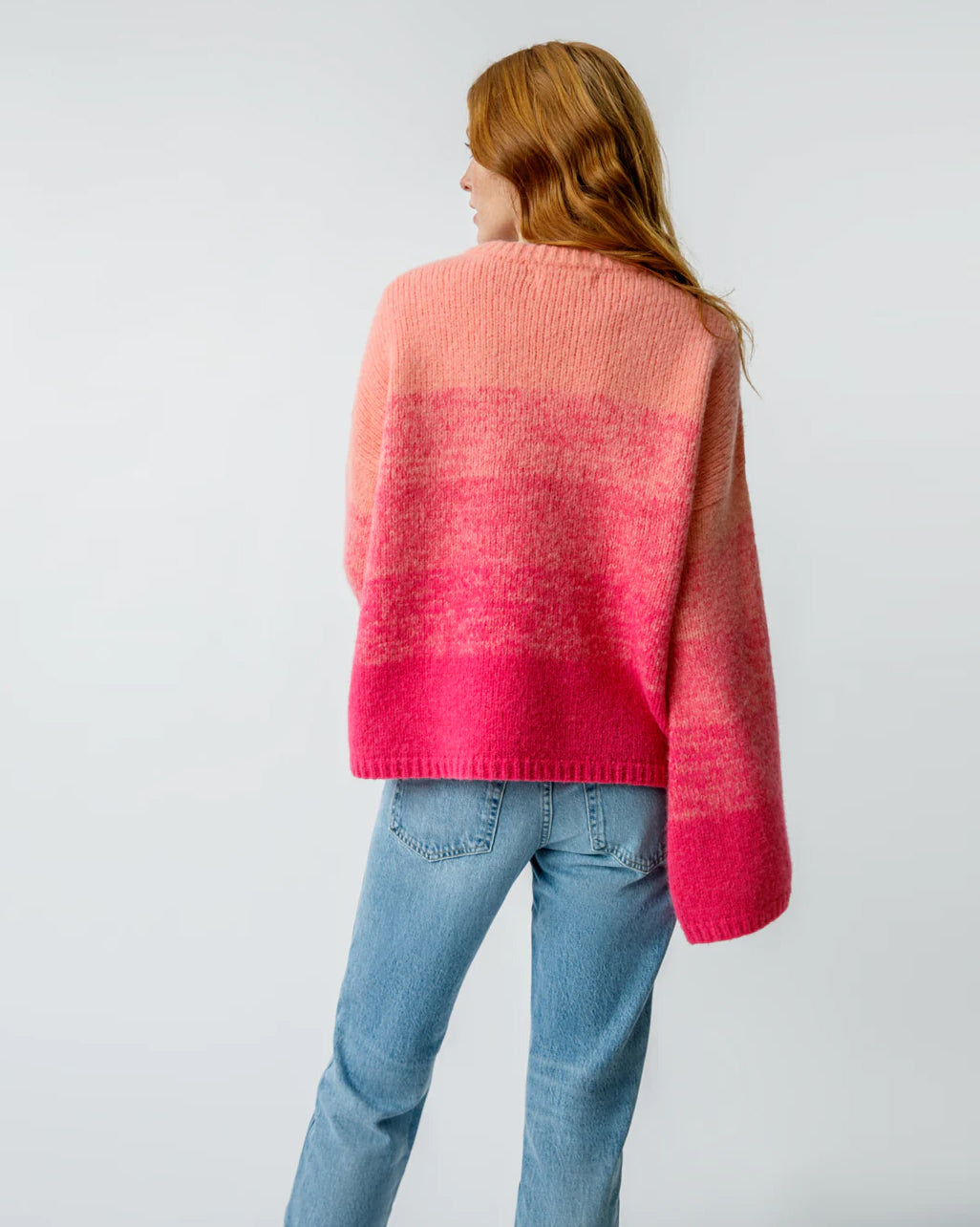 AMO Aretha Tonal Sweater Carnation