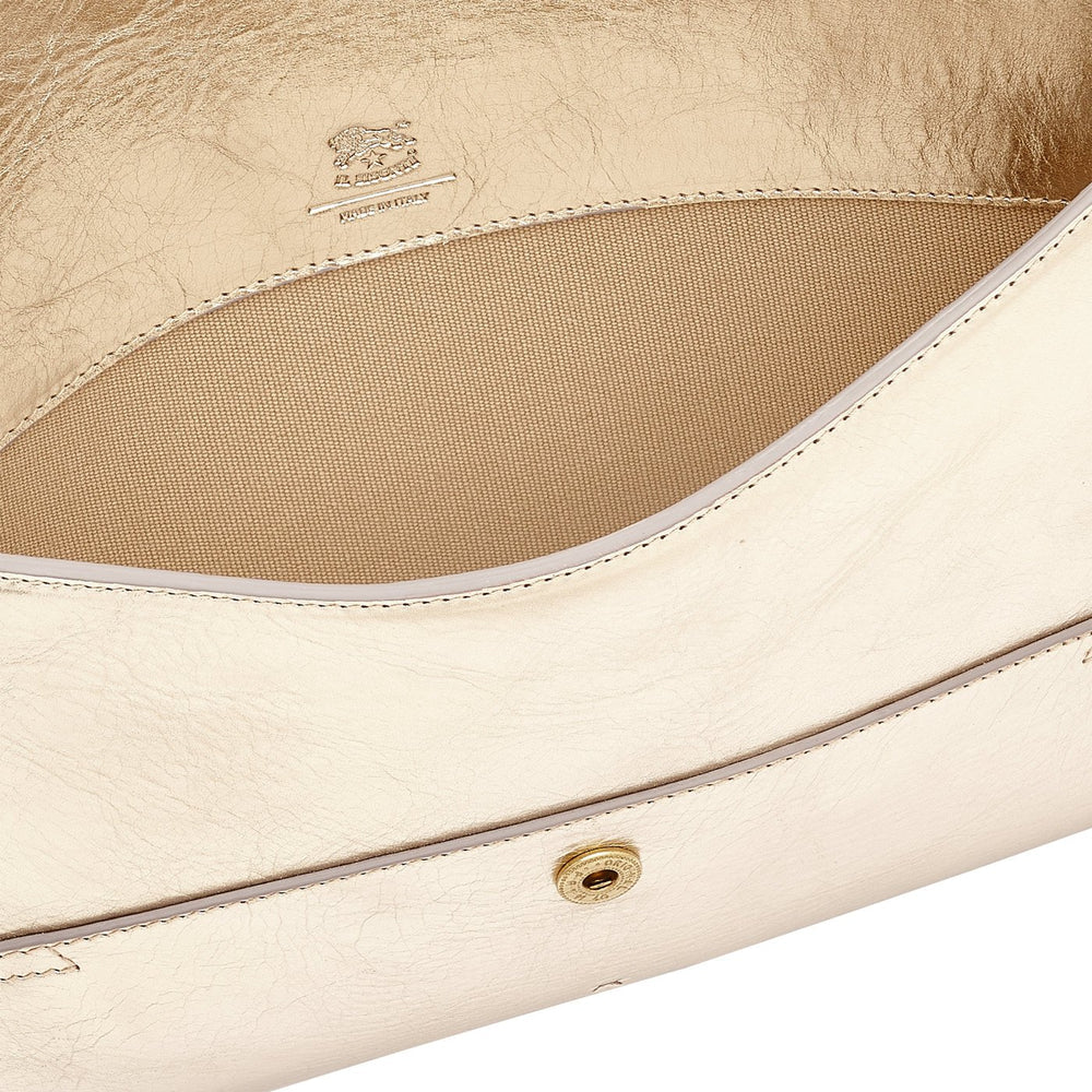 Il Bisonte Clutch Esperia Platino Brass Hardware-Il Bisonte-Thistle Hill