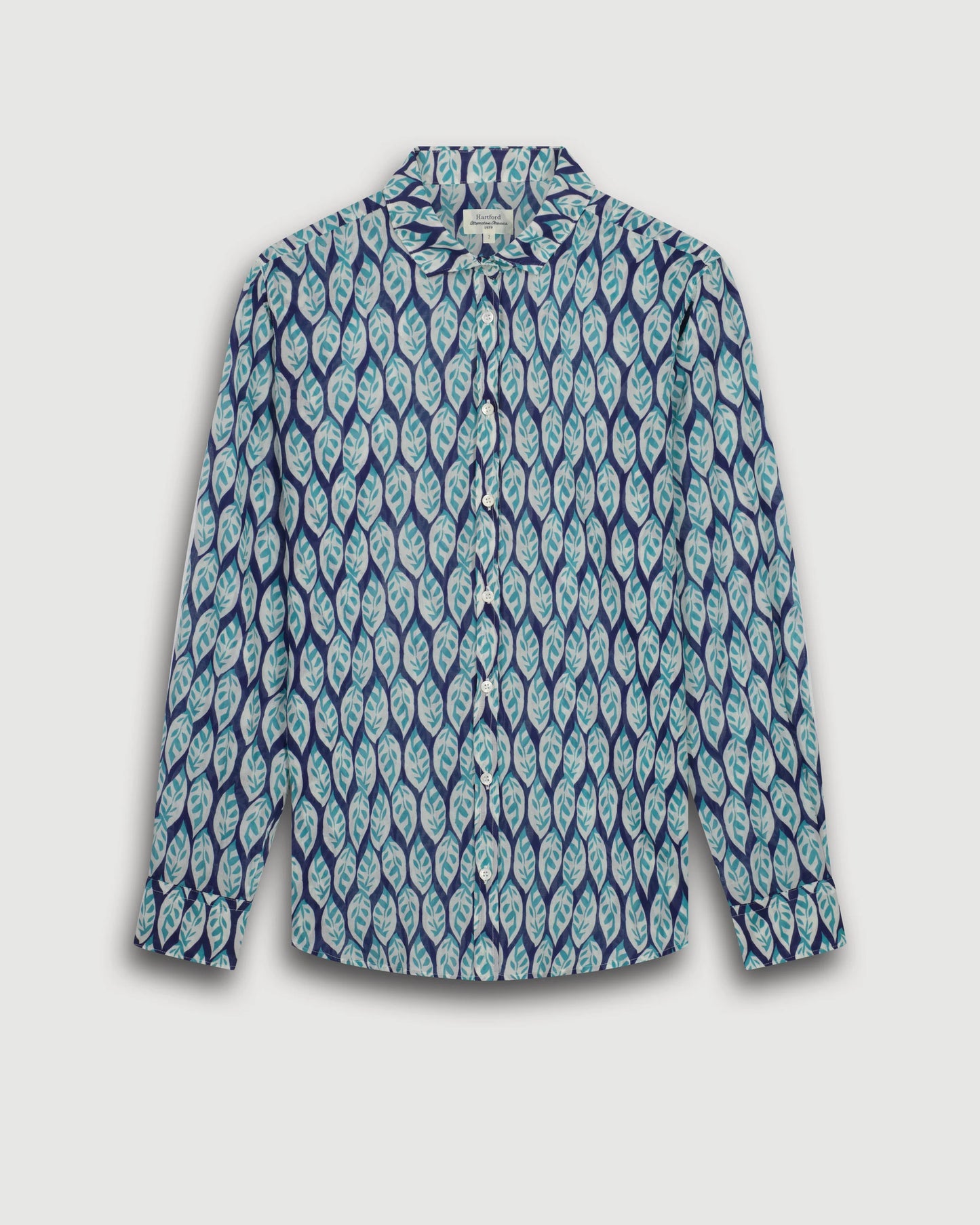 Hartford Corazon Blue Shirt-Hartford-Thistle Hill