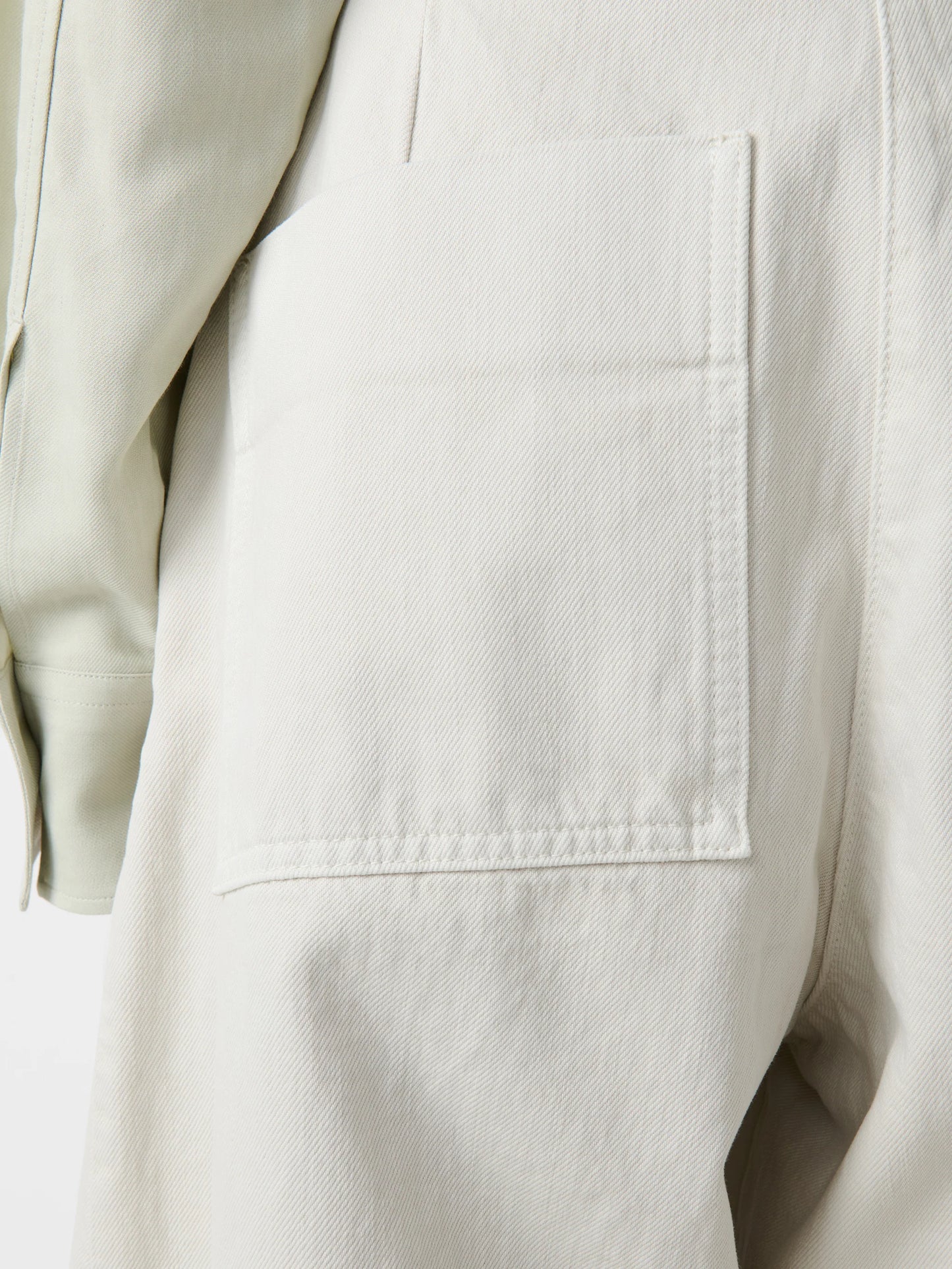 Studio Nicholson Chalco Denim Wide Crop Pant Ice-Studio Nicholson-Thistle Hill