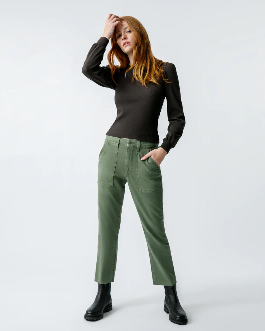 AMO Easy Army Trouser in Tea Leaf-AMO-Thistle Hill