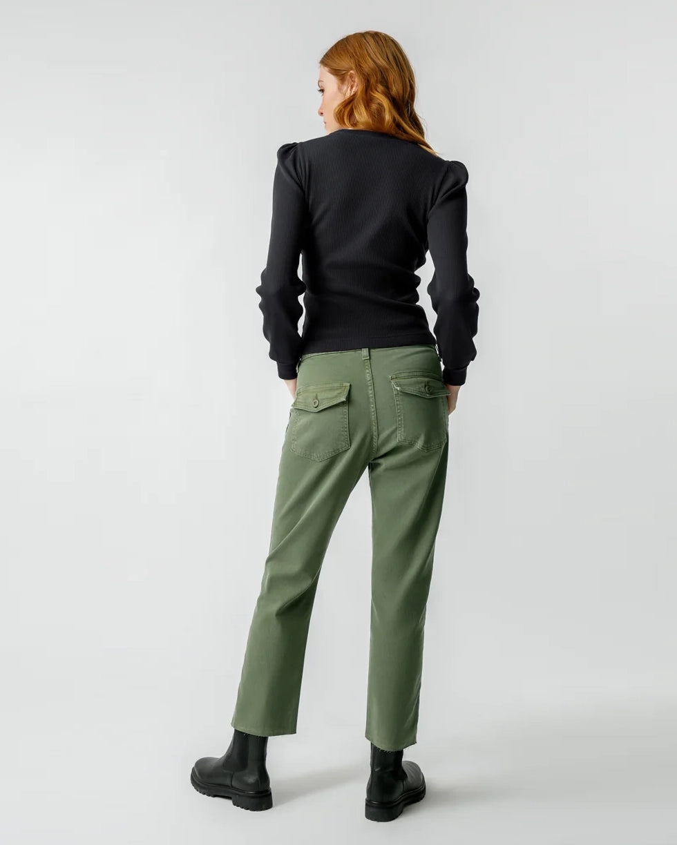 AMO Easy Army Trouser in Tea Leaf-AMO-Thistle Hill
