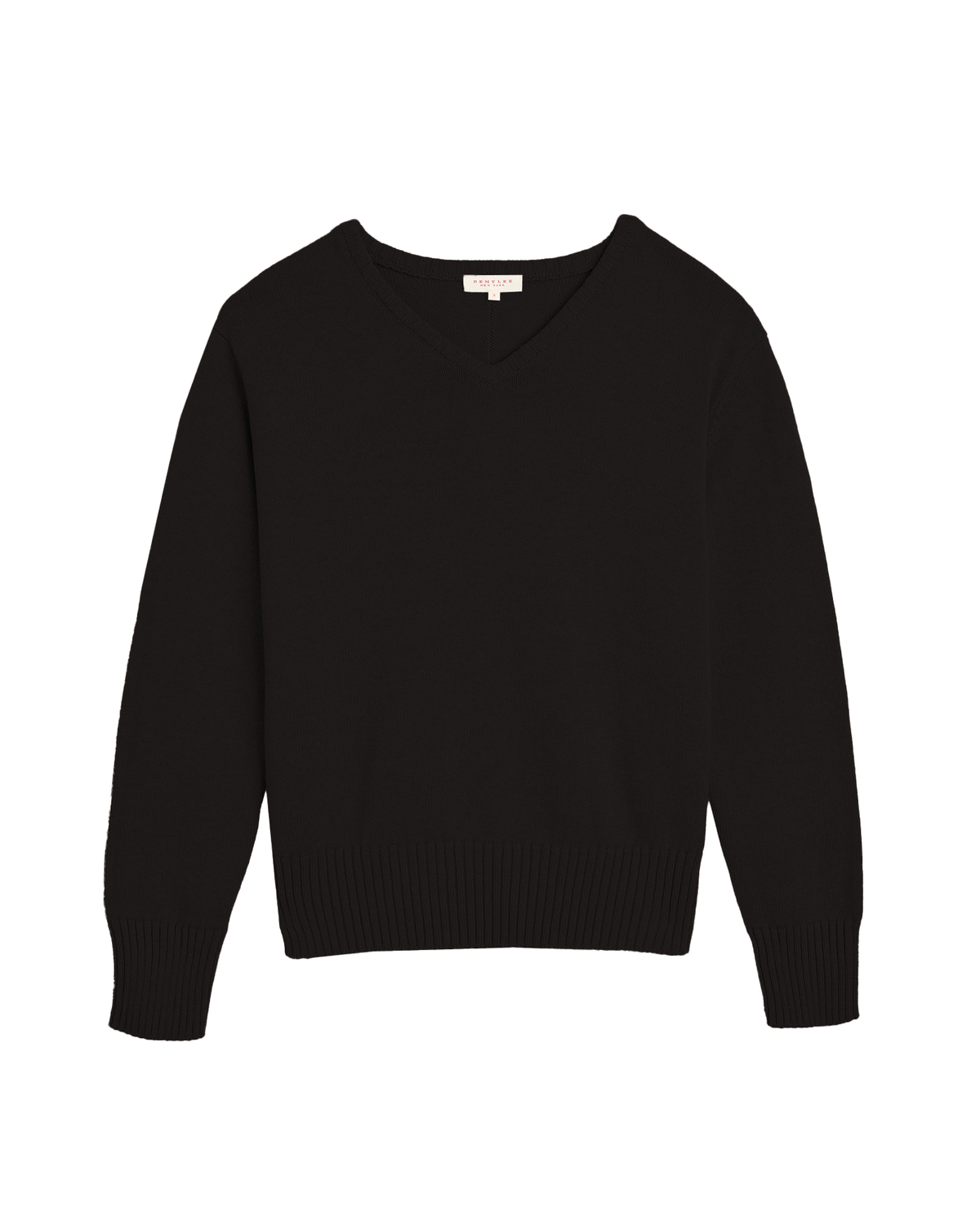 Demylee Elena Cotton Cashmere Sweater Black-Demylee-Thistle Hill