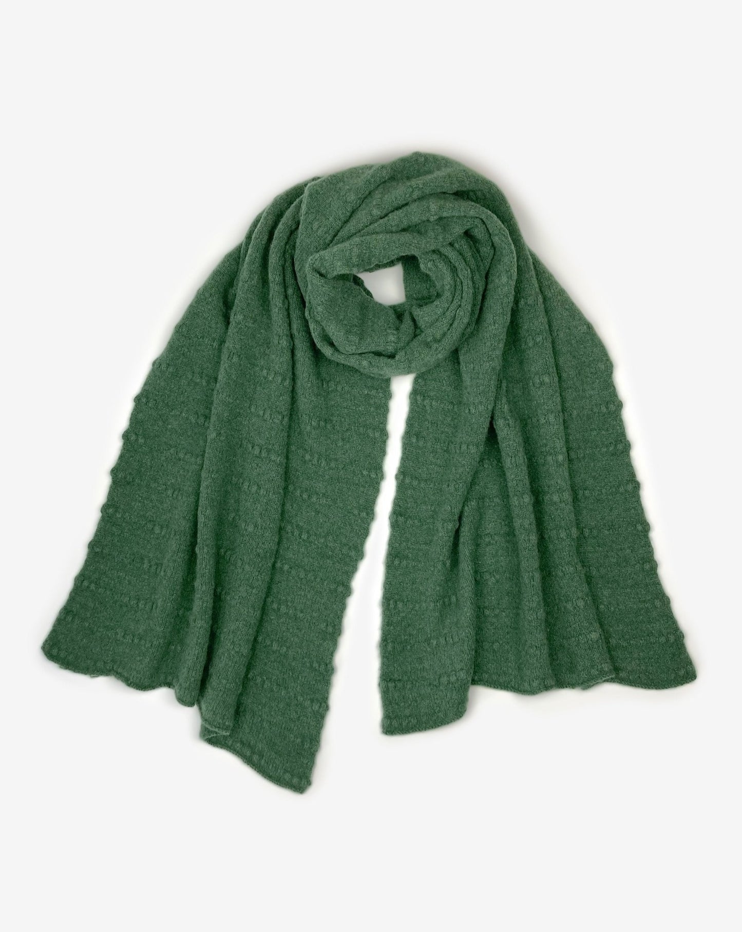 Ros Duke Slub Scarf Forest-Ros Duke-Thistle Hill