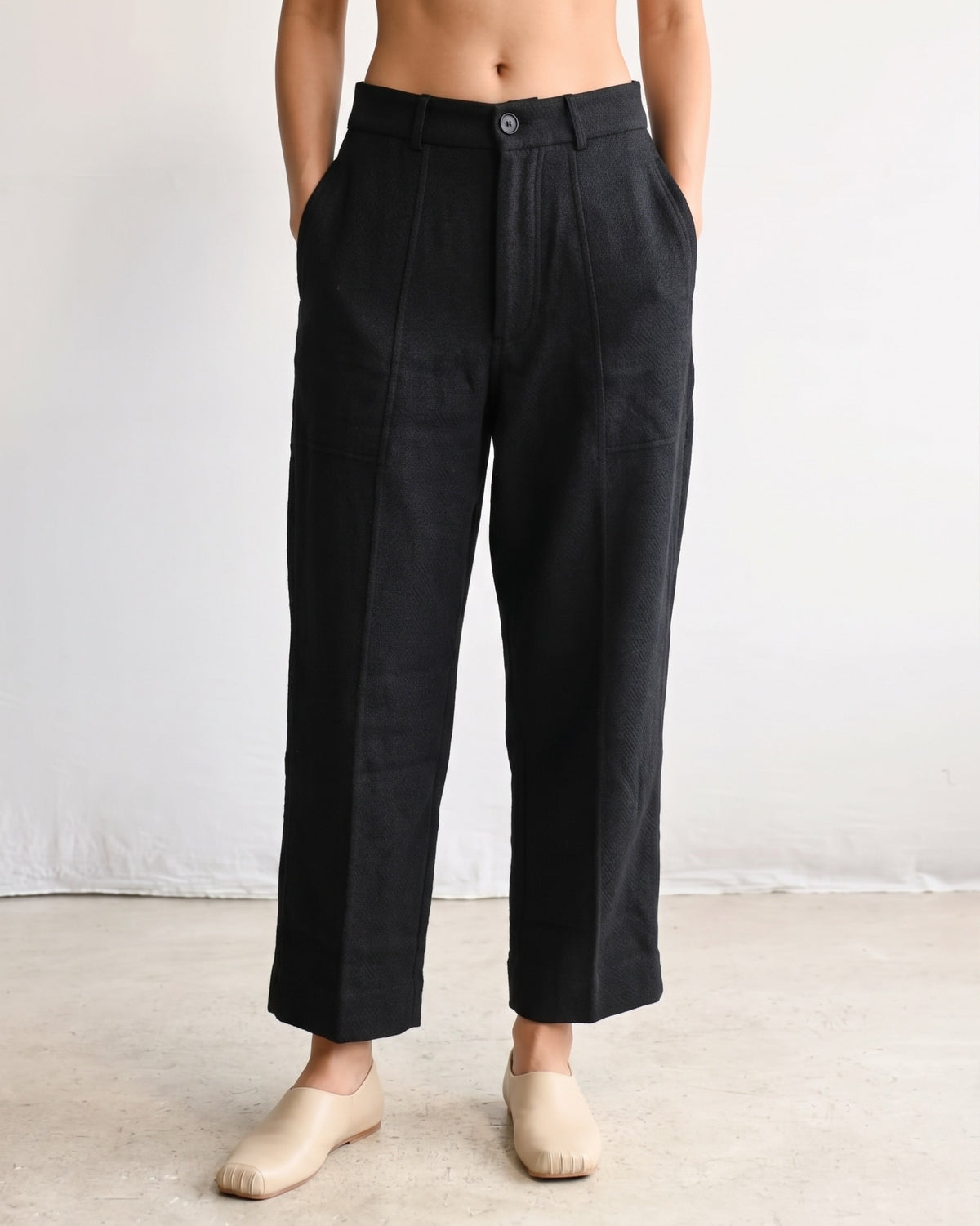 Maku Crocus Wool Handwoven Full Pant 762