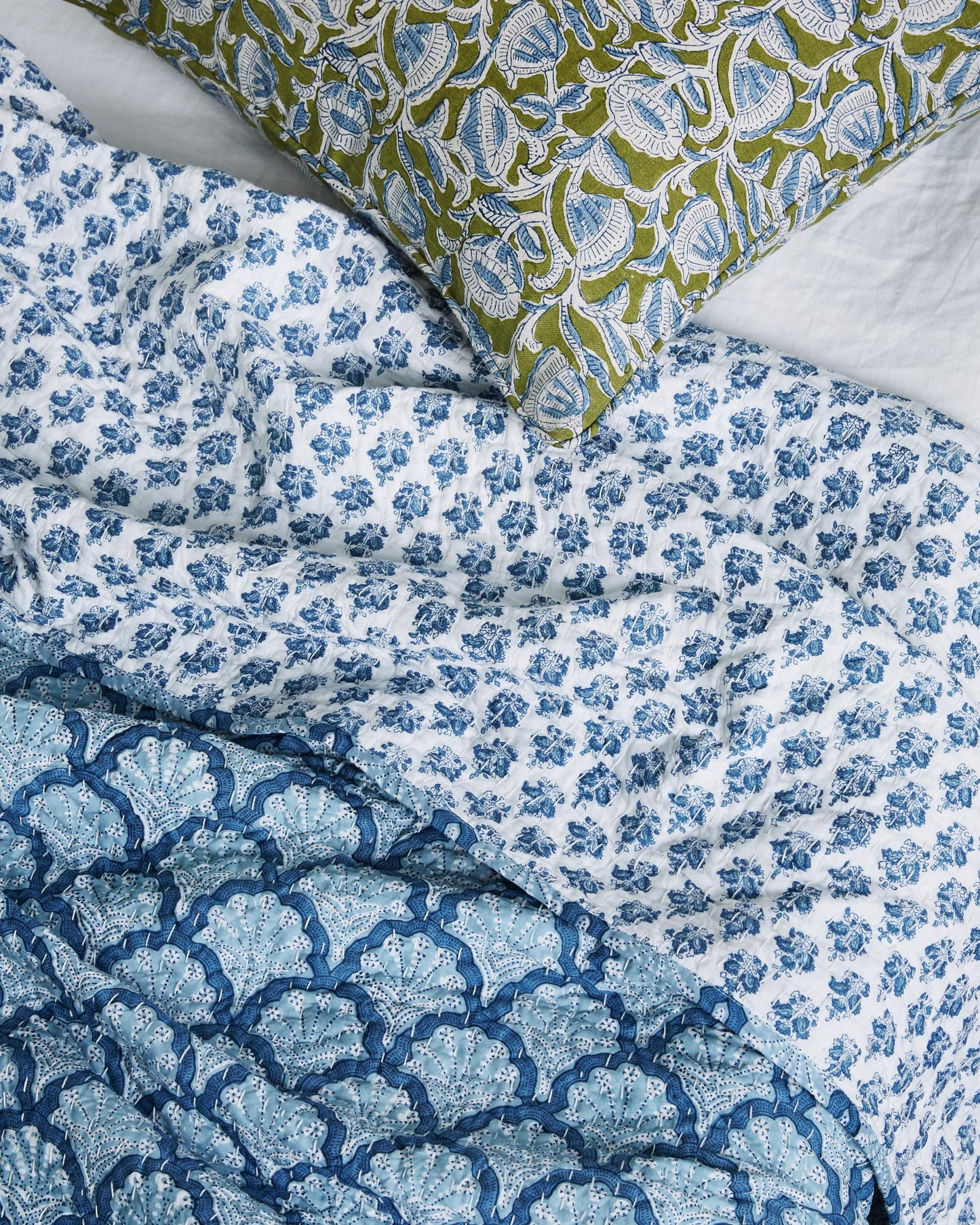 Walter G Marbella Moss Linen Cushion-Walter G-Thistle Hill