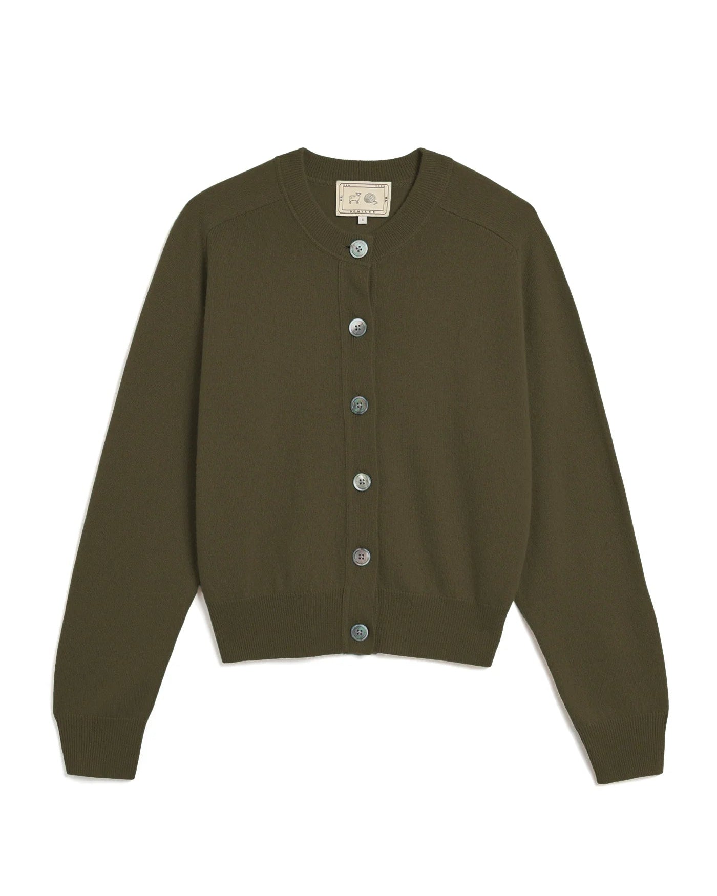 Demylee Gwen Cashmere Cardigan Loden-Demylee-Thistle Hill