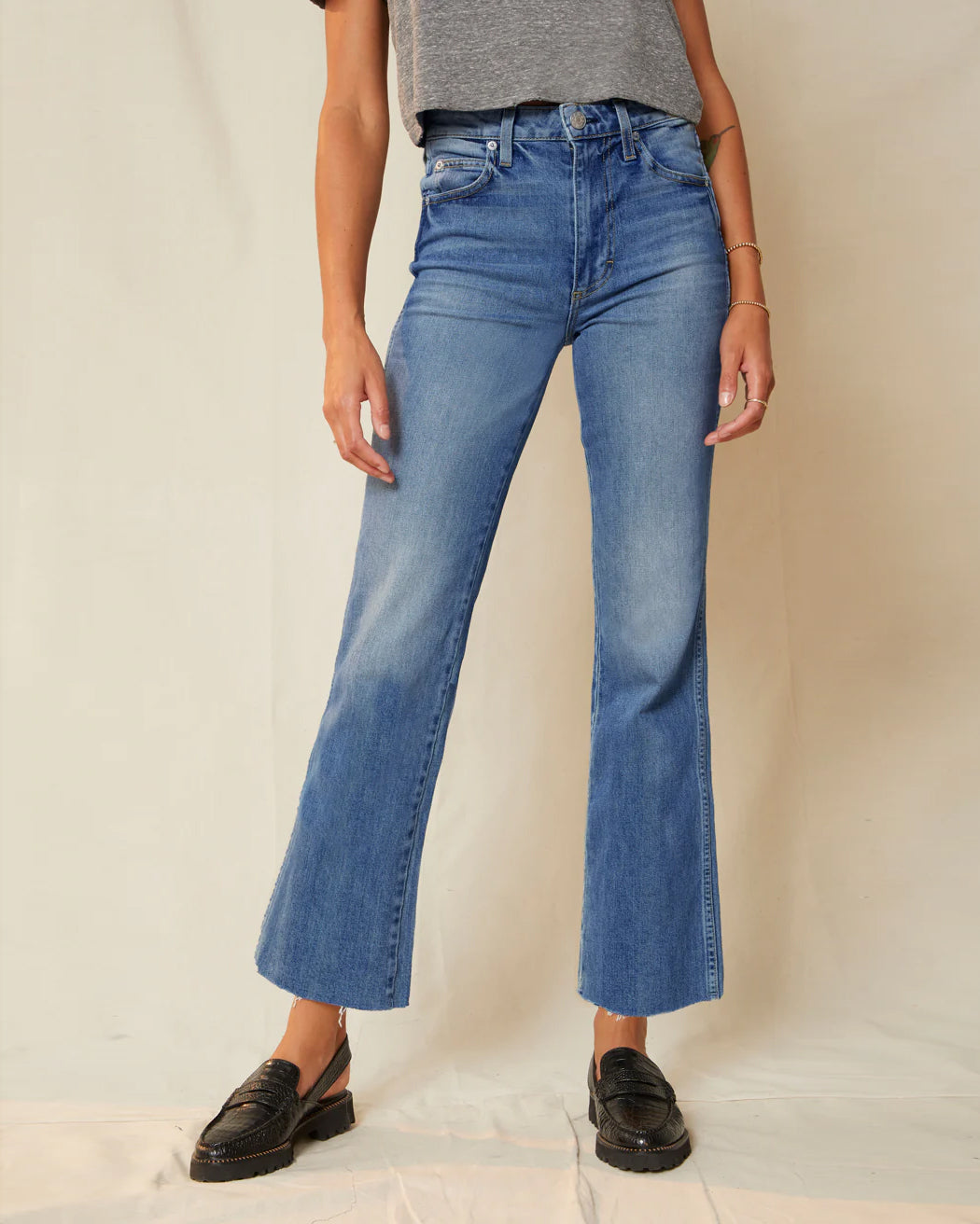 AMO High Rise Kick Crop Patience-AMO-Thistle Hill