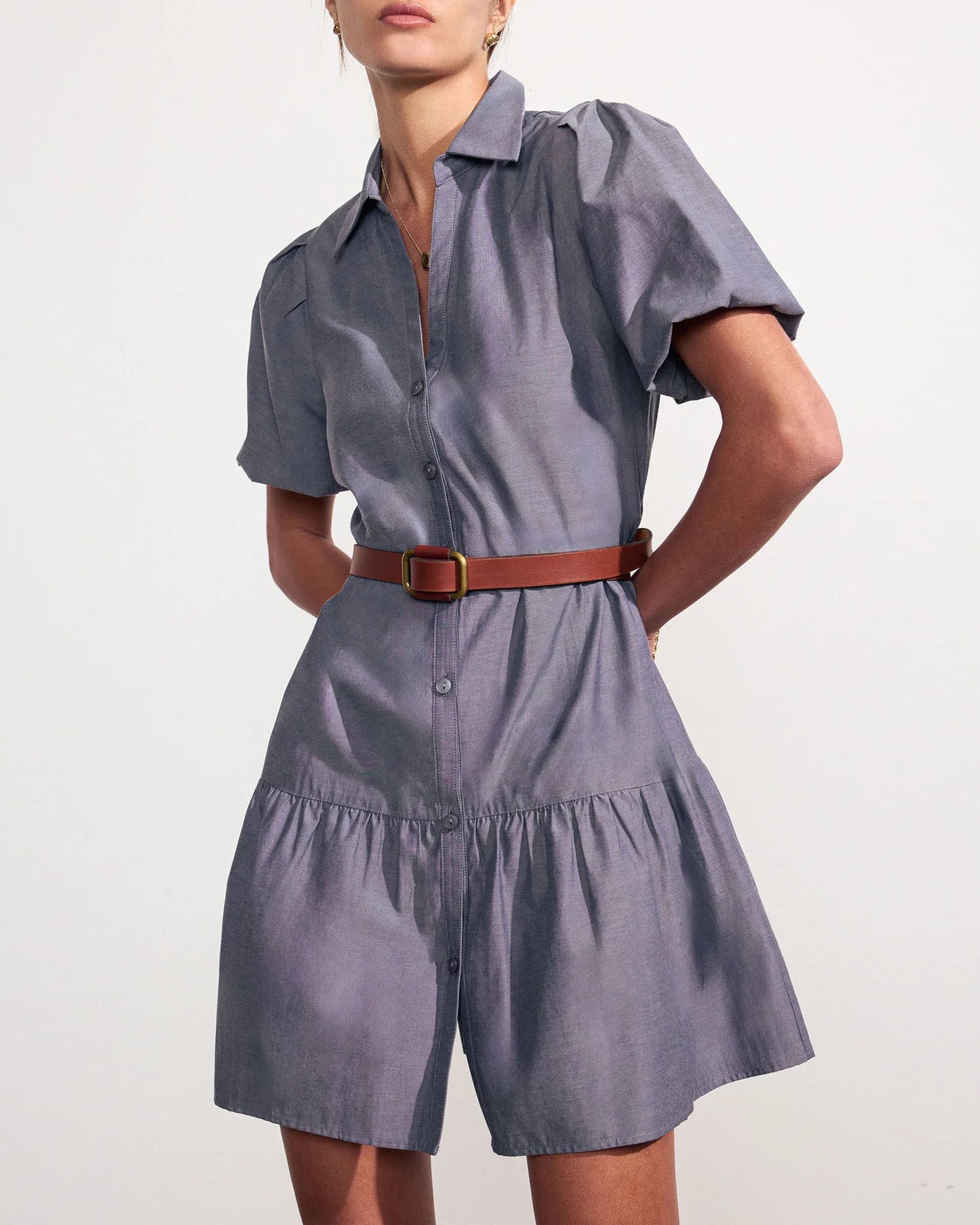Brochu Walker Havana Mini Dress Washed Slate-Brochu Walker-Thistle Hill